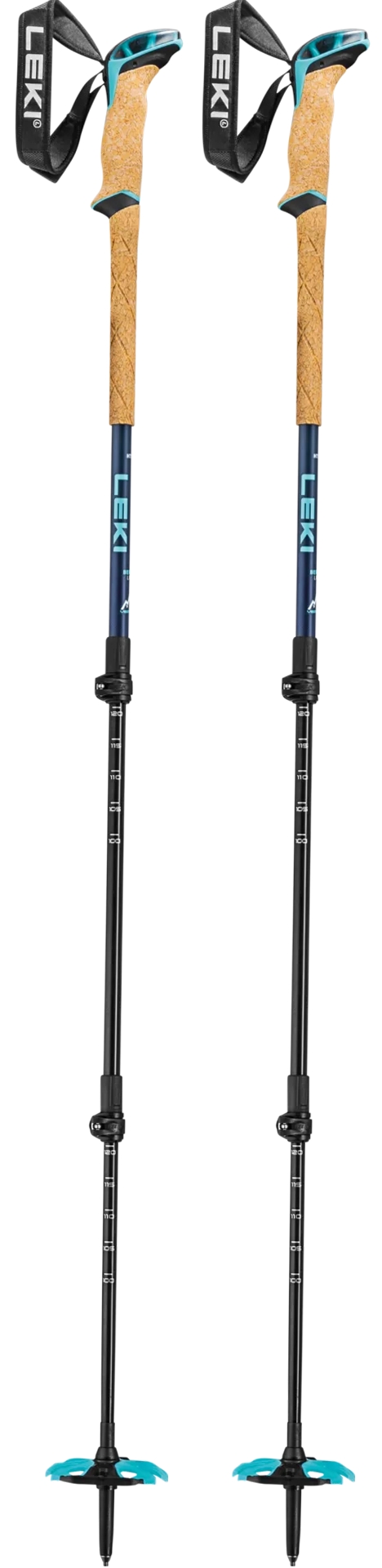 Image of LEKI Bernina Lite 3 Wanderstock Blau, Herren, Größe: 0