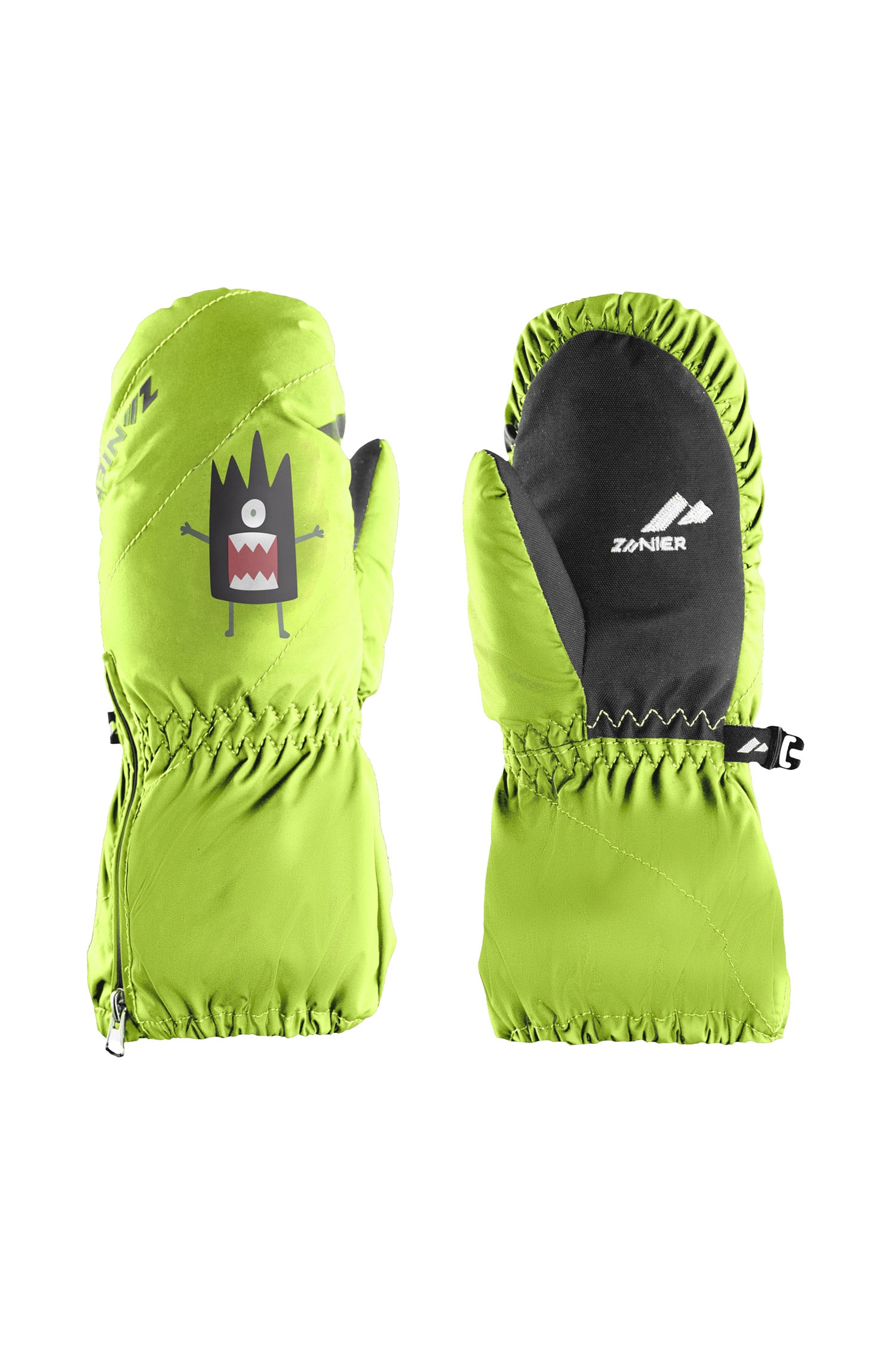 ZANIER Monster.STX Kleinkind Fausthandschuh Grün, , Größe: 2