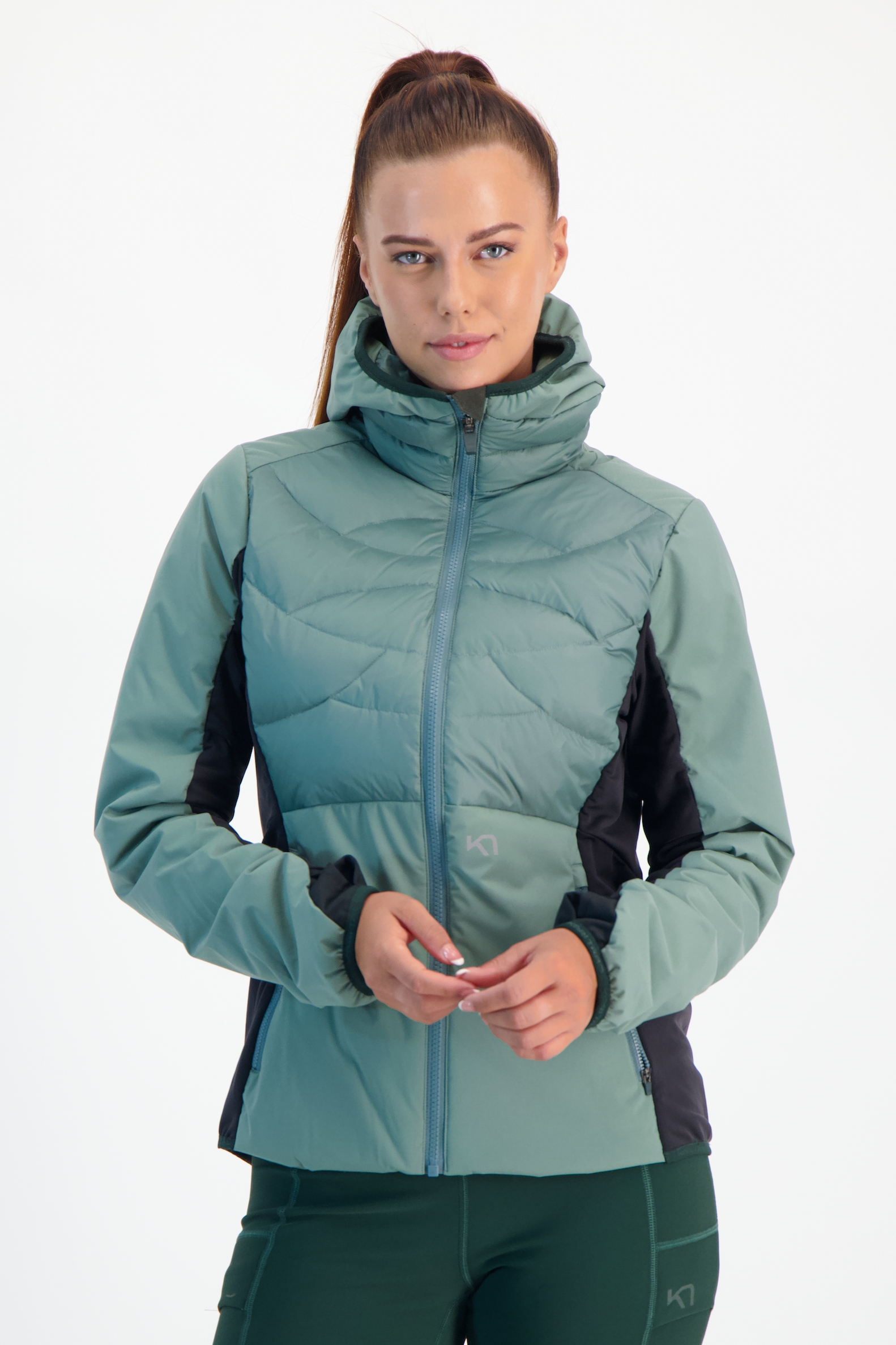 Image of Kari Traa Tirill Thermal Damen Langlaufjacke Grün, Damen, Größe: S