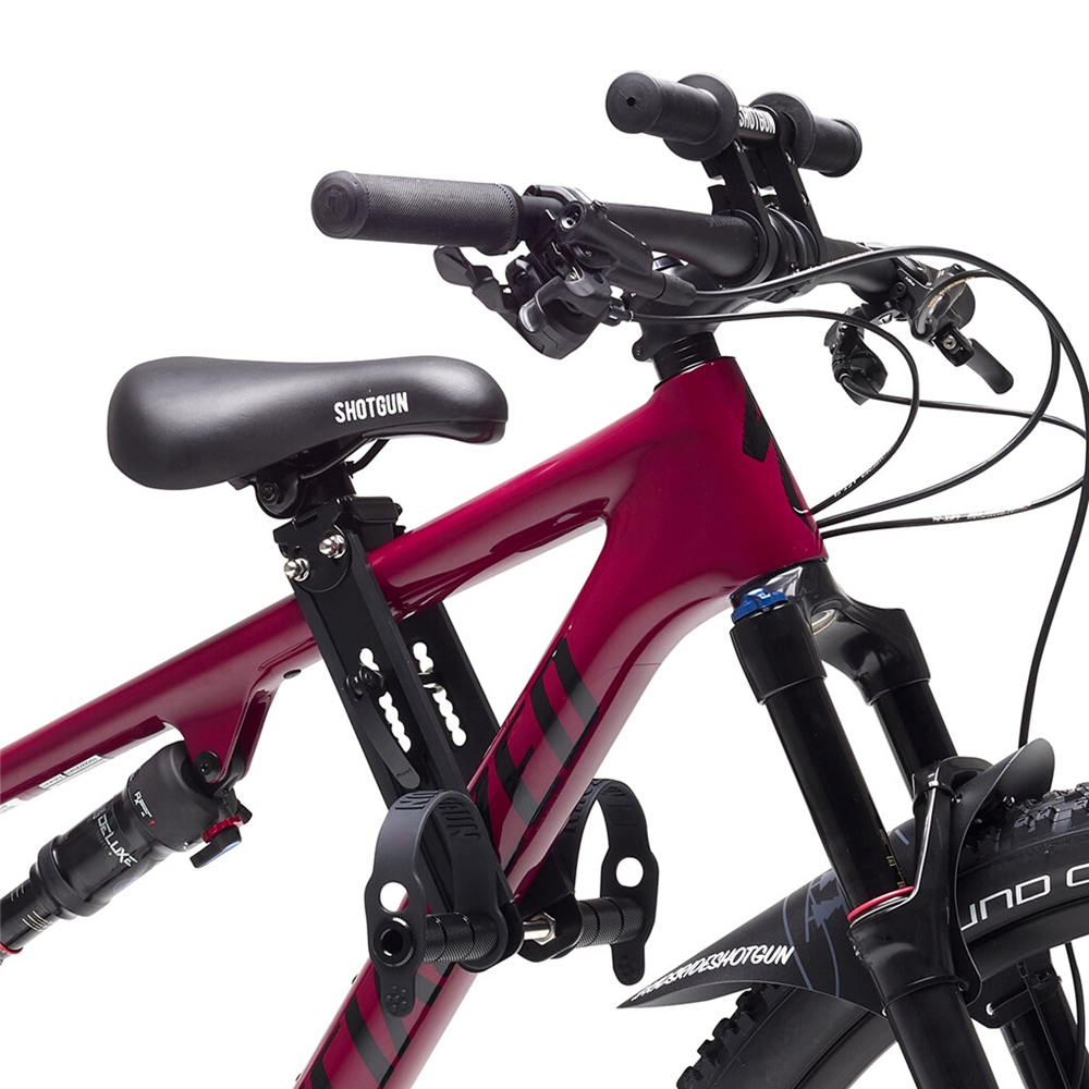 Image of KIDS RIDE SHOTGUN Shotgun Combo Fahrradkindersitz Schwarz, , Größe: ONE SIZE