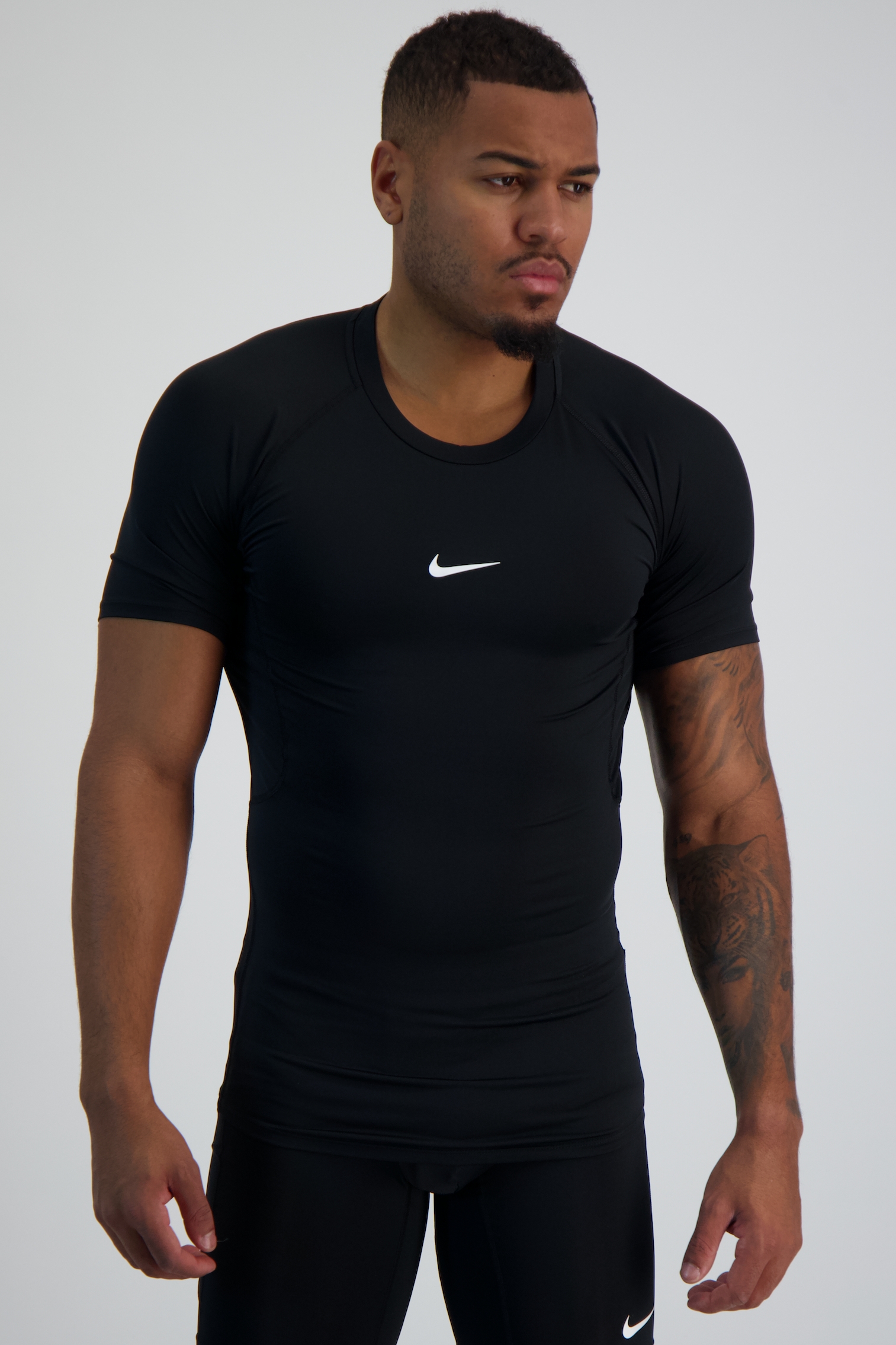 Image of Nike Pro Dri-FIT Herren T-Shirt Schwarz, Herren, Größe: L