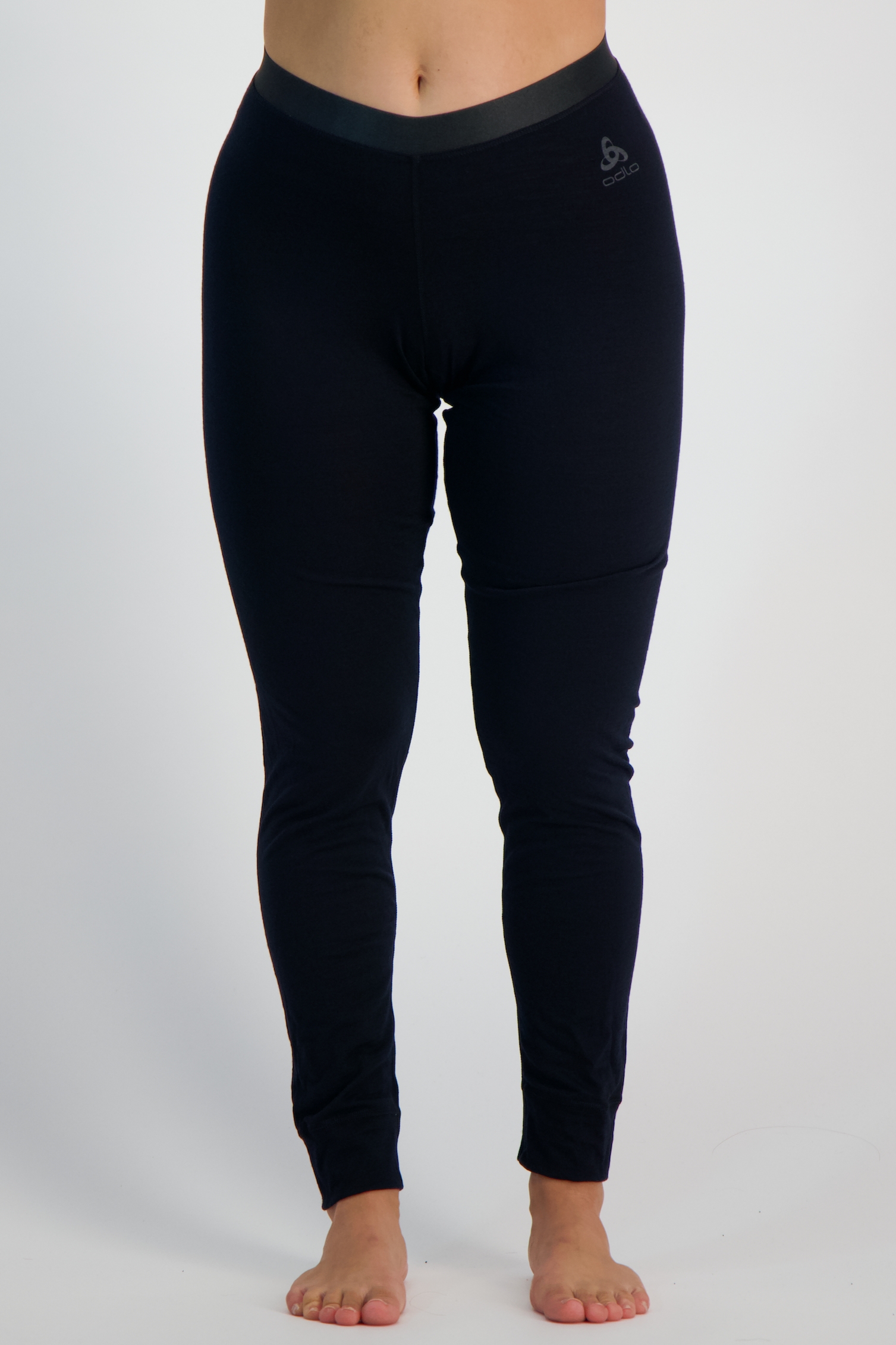 Odlo Natural Merino 200 Warm Damen Thermohose Schwarz, Damen, Größe: M