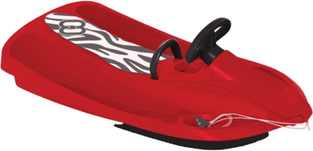 Hamax Sno Zebra KInder Bob Rot, , Größe: ONE SIZE