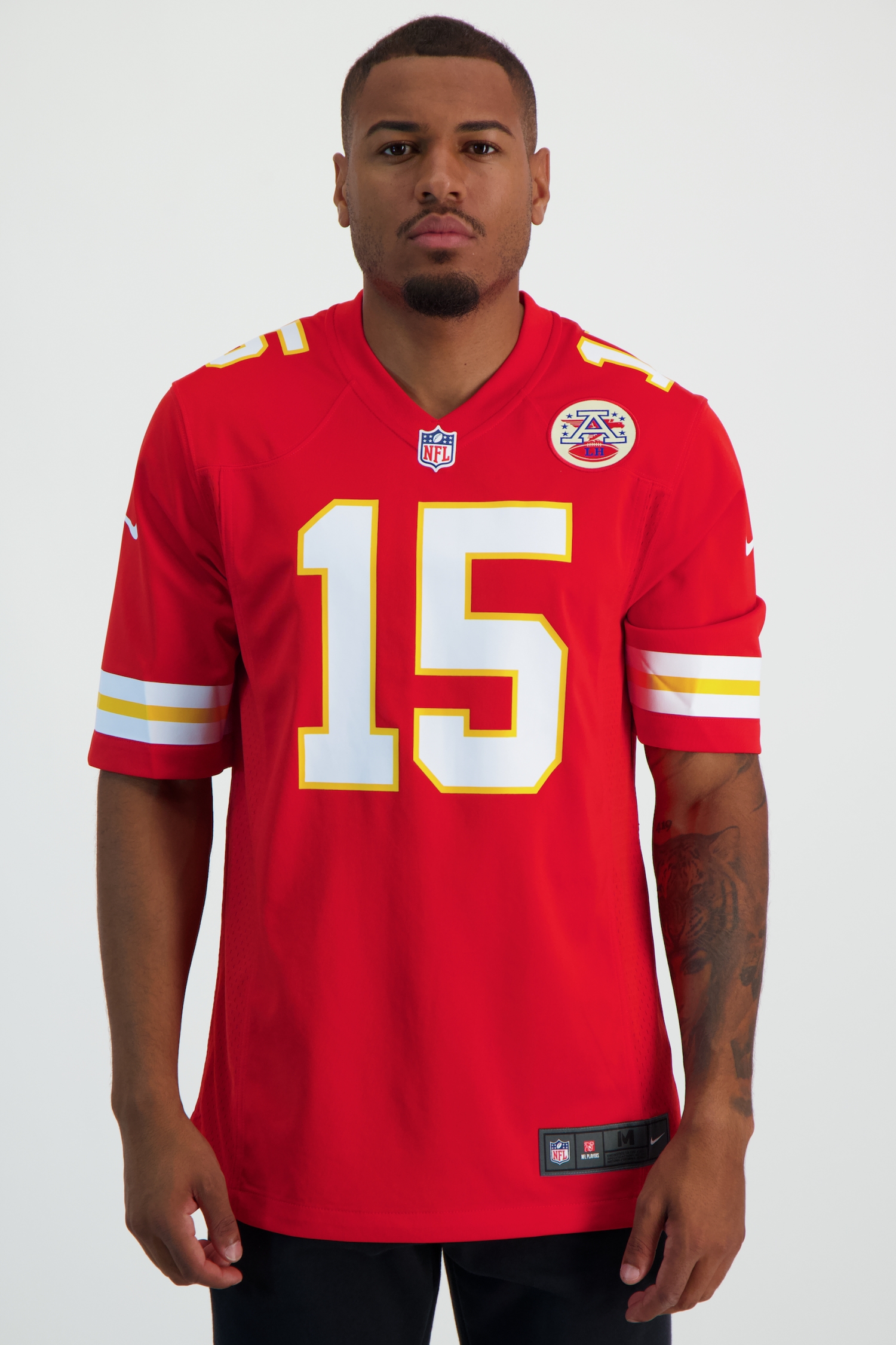 Image of Nike Kansas City Chiefs Patrick Mahomes Home Herren American Football Trikot 23/24 Rot, Herren, Größe: L