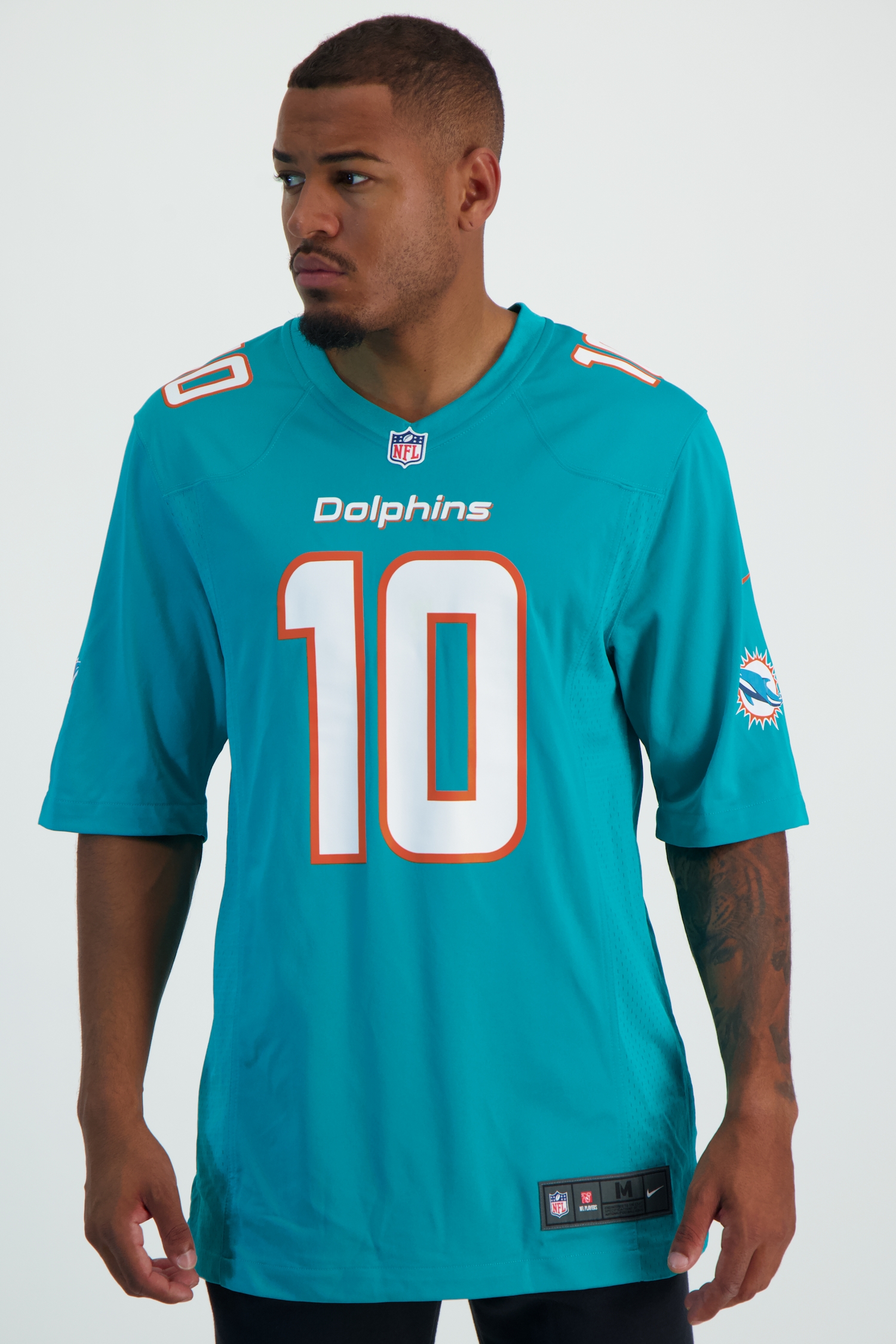 Image of Nike Miami Dolphins Tyreek Hill Home Herren American Football Trikot 23/24 Grün, Herren, Größe: L
