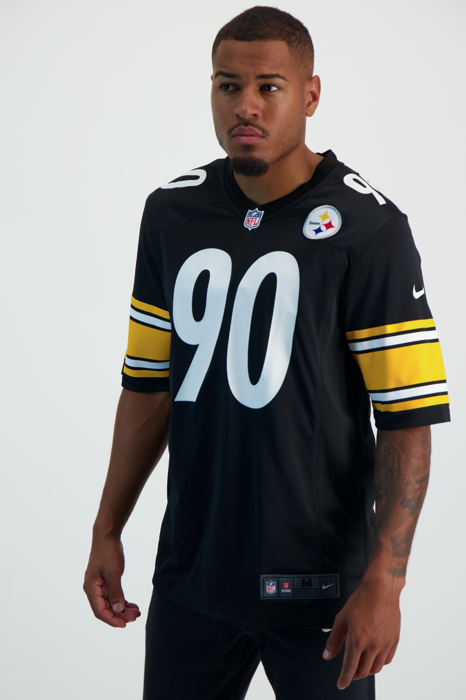 Nike Pittsburgh Steelers T.J. Watt Home Herren American Football Trikot 23/24 Schwarz, Herren, Größe: M