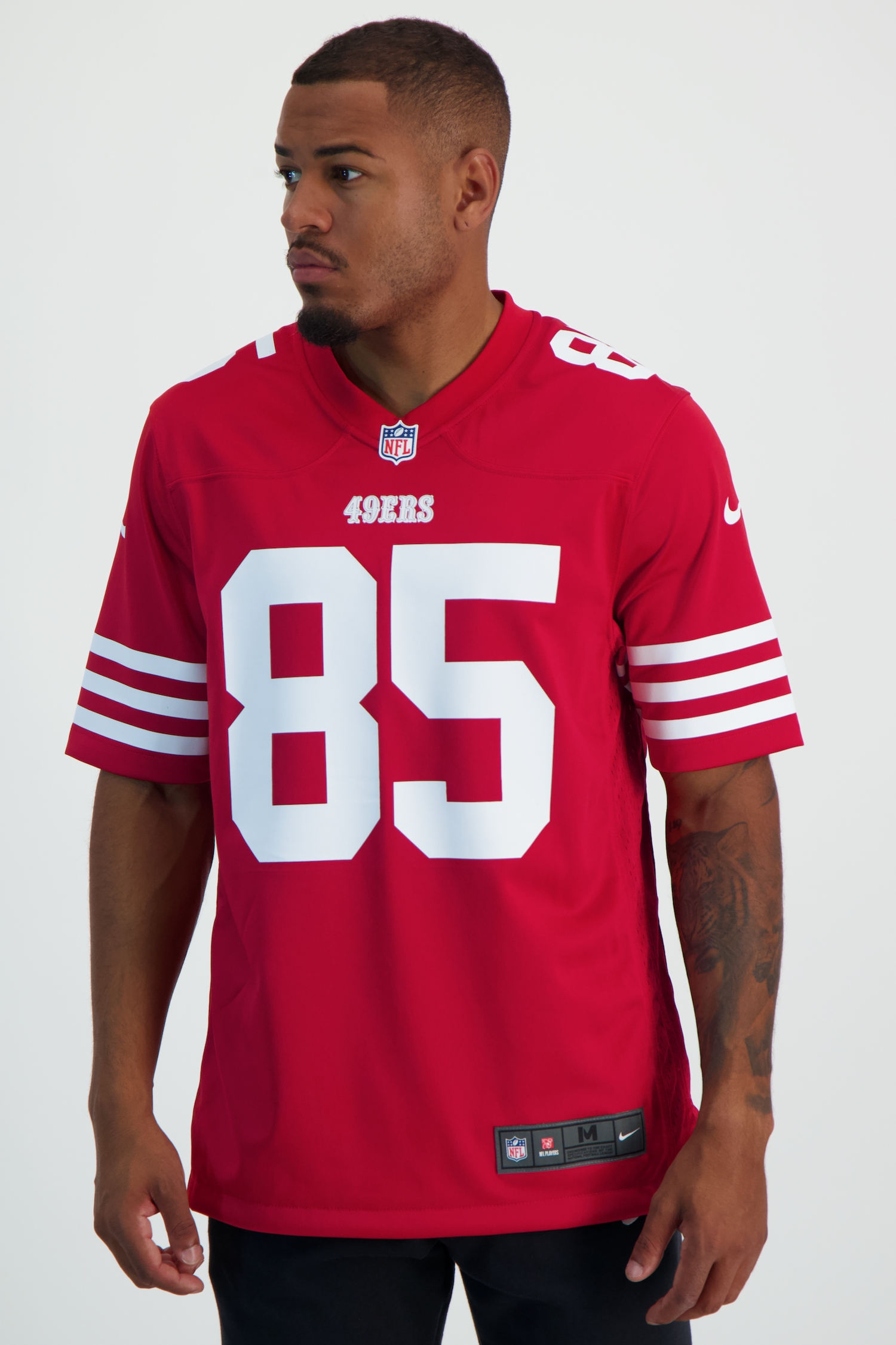 Nike San Francisco 49ers George Kittle Home Herren American Football Trikot 23/24 Rot, Herren, Größe: XL