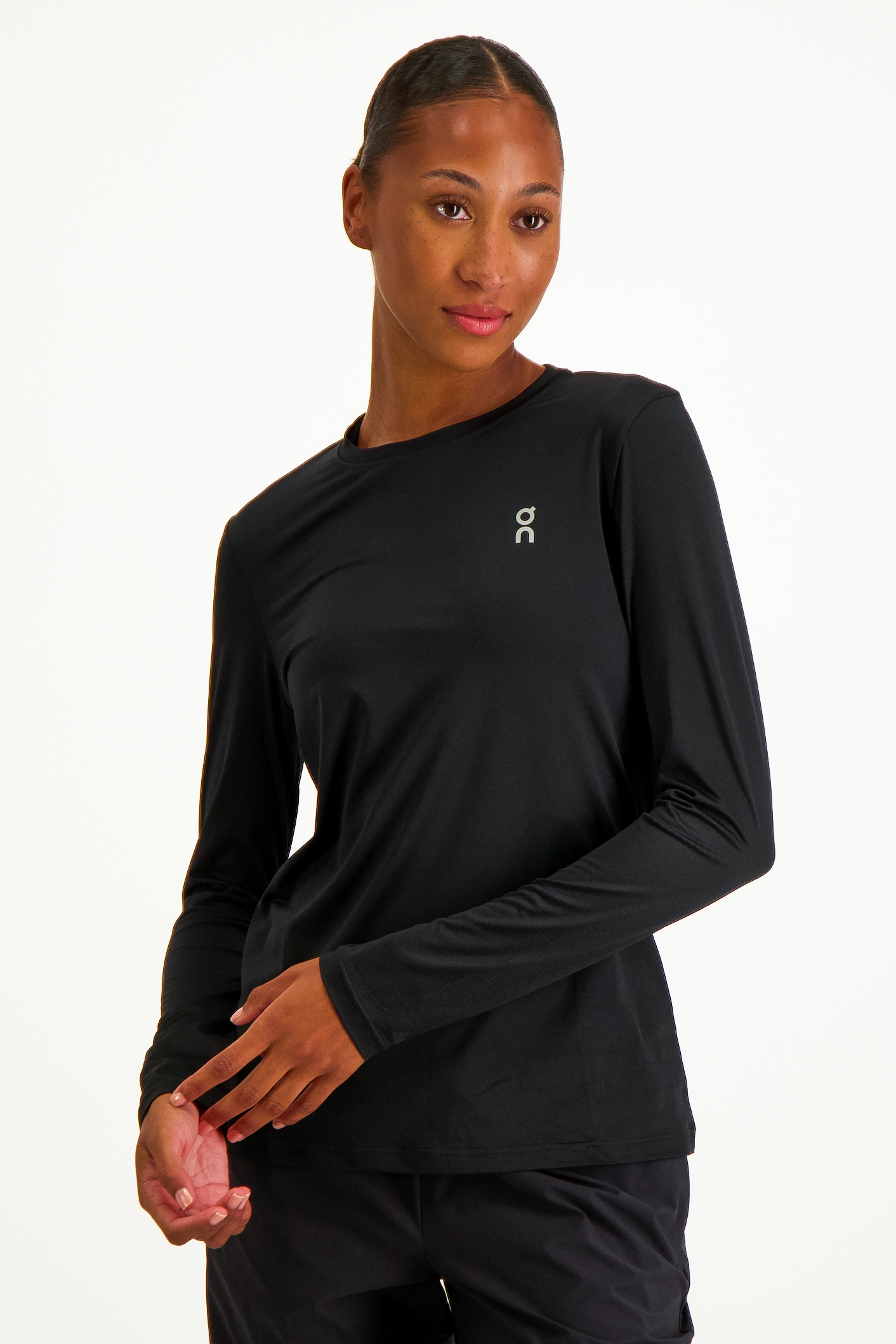 ON Core Long-T Damen Longsleeve Schwarz, Damen, Größe: XS