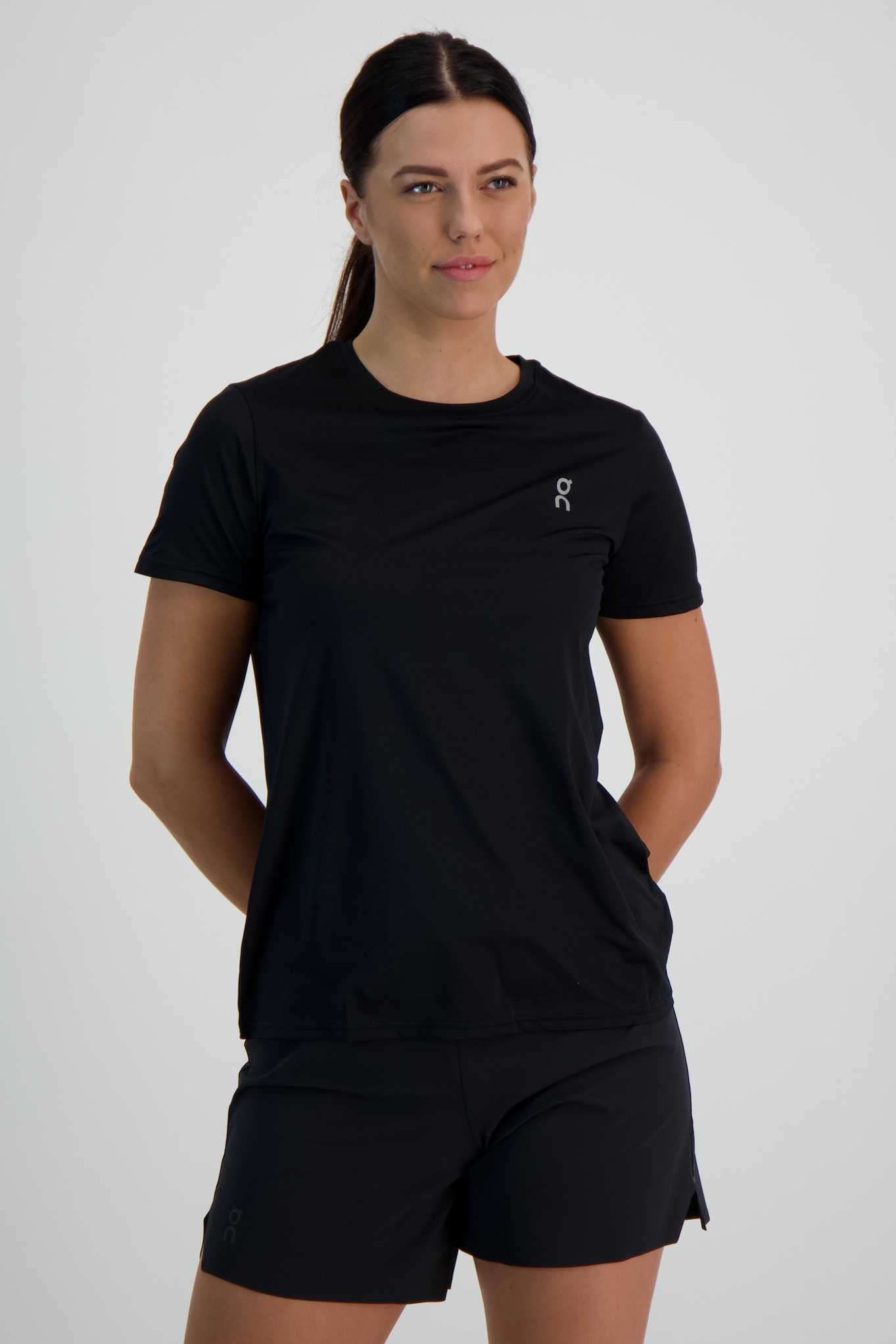 ON Core-T Damen T-Shirt Schwarz, Damen, Größe: L