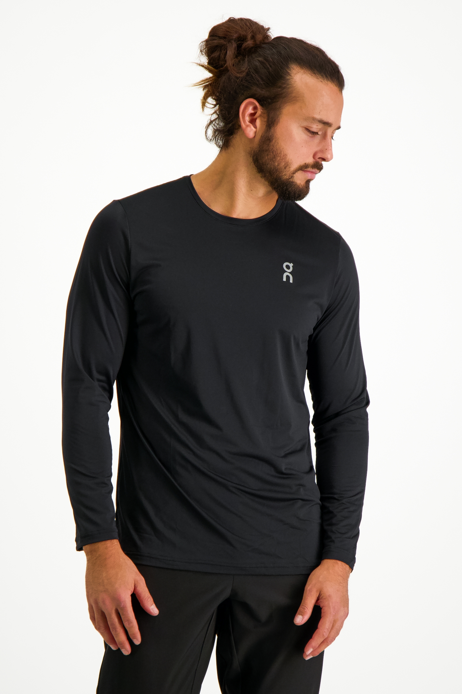 Image of ON Core Long-T Herren Longsleeve Schwarz, Herren, Größe: L