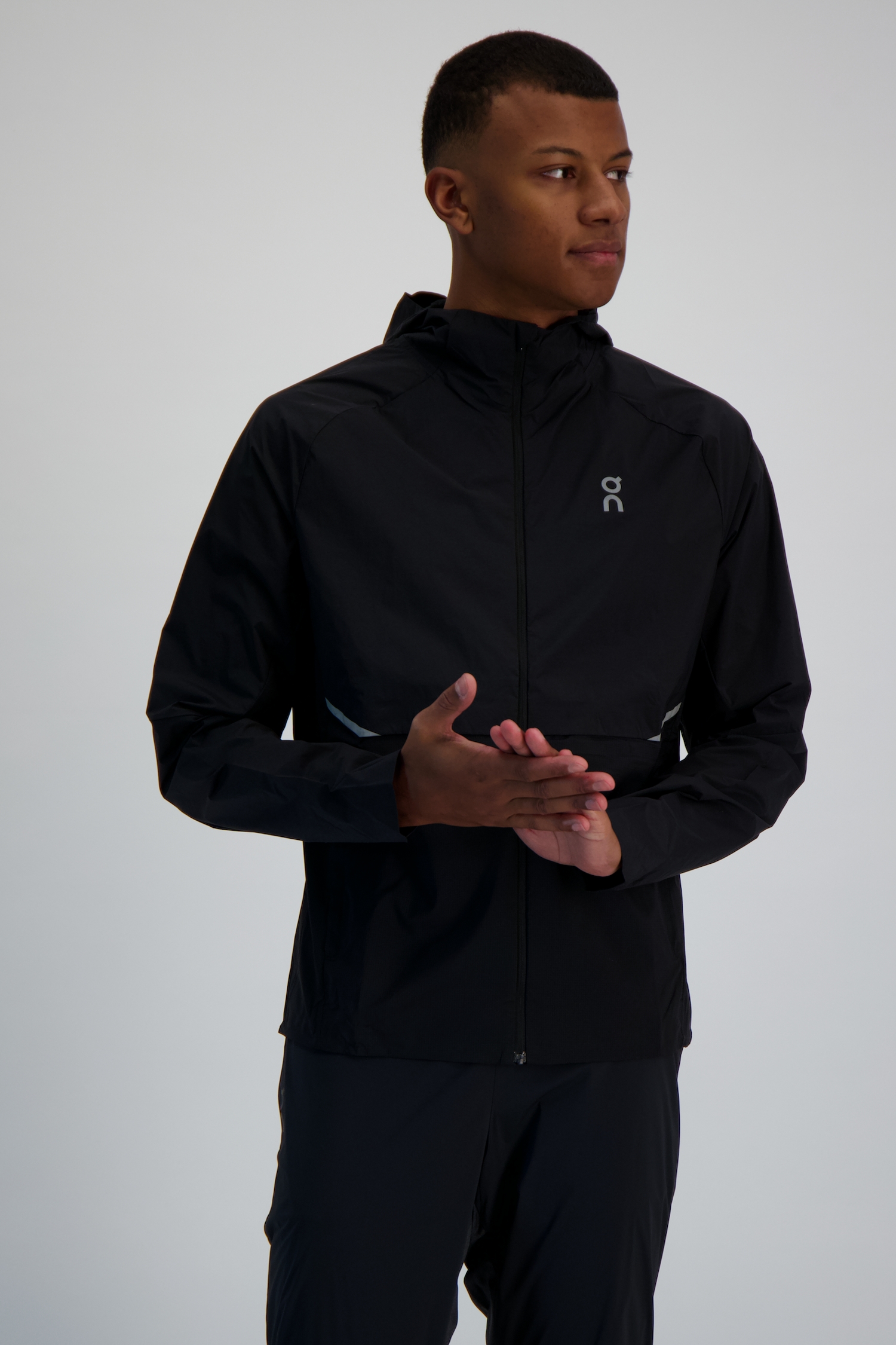 ON Core Herren Laufjacke Schwarz, Herren, Größe: M