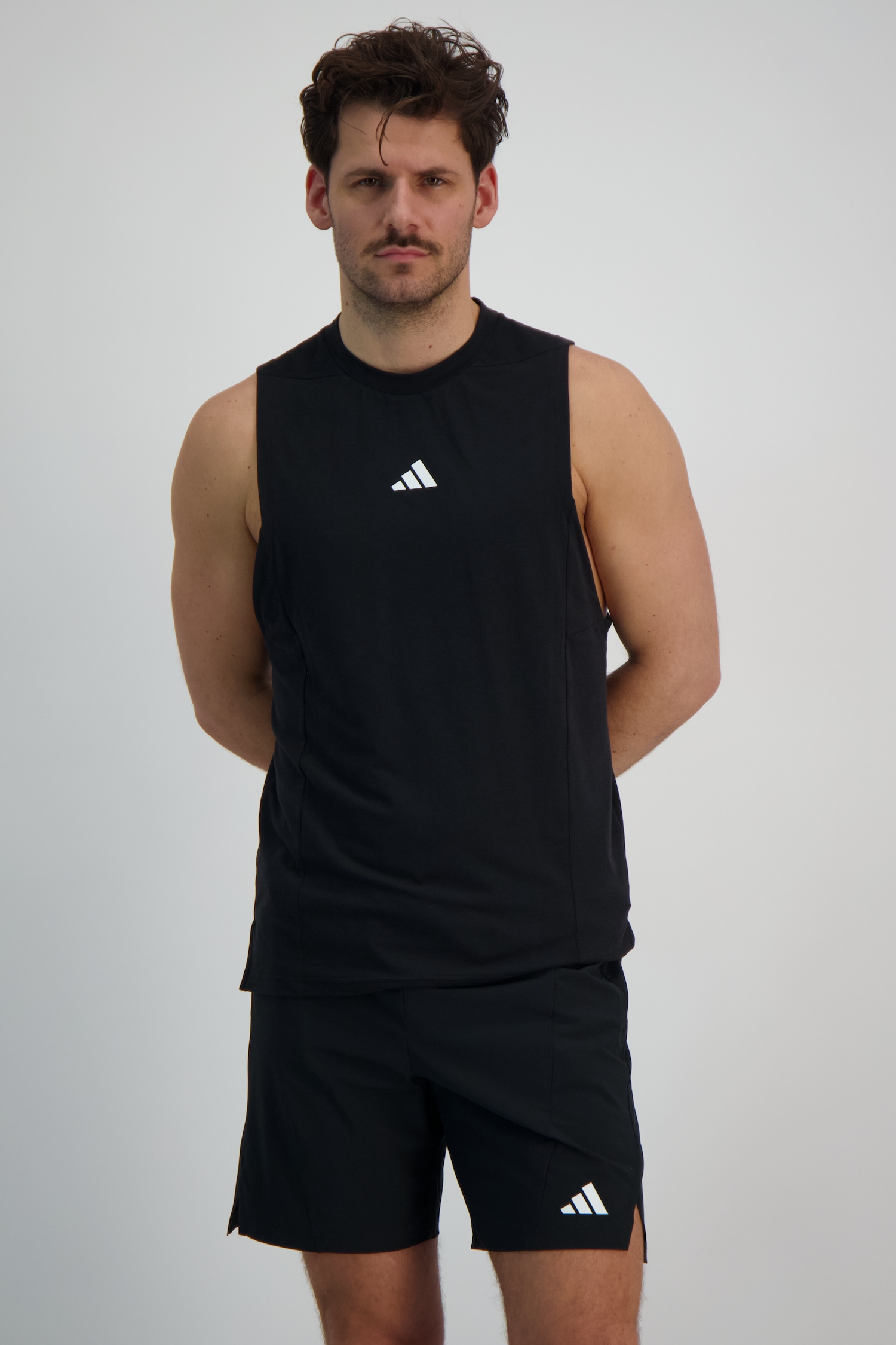 adidas Designed for Training Workout Herren Tanktop Schwarz, Herren, Größe: XL