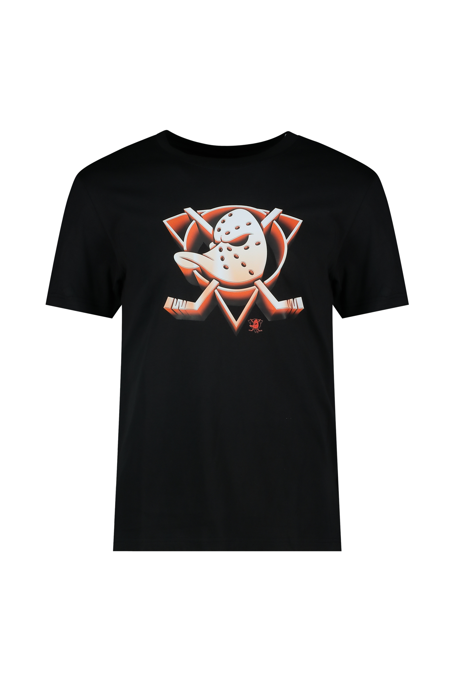 Fanatics Anaheim Ducks Chrome Graphic Herren T-Shirt Schwarz, Herren, Größe: M