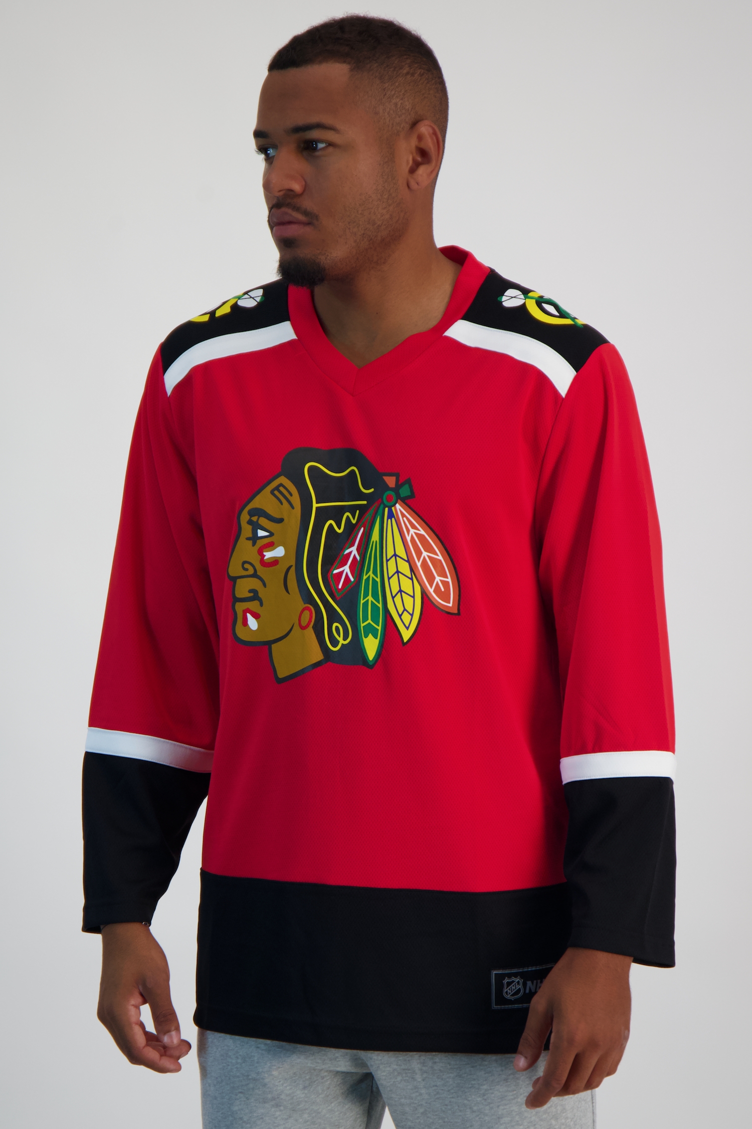 Fanatics Chicago Blackhawks Replica Herren Eishockeytrikot 23/24 Rot, Herren, Größe: M