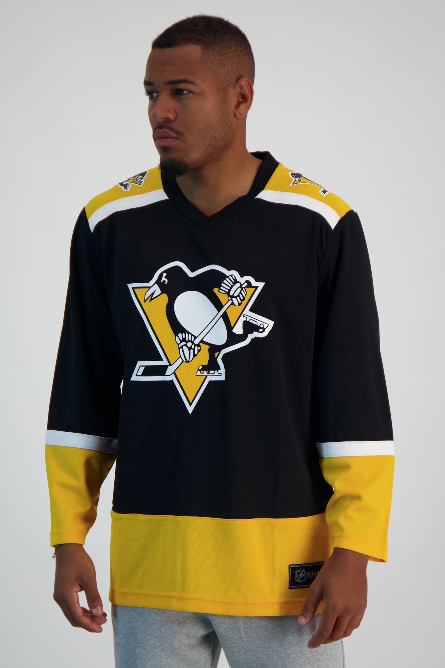 Fanatics Pittsburgh Penguins Replica Herren Eishockeytrikot 23/24 Schwarz, Herren, Größe: L