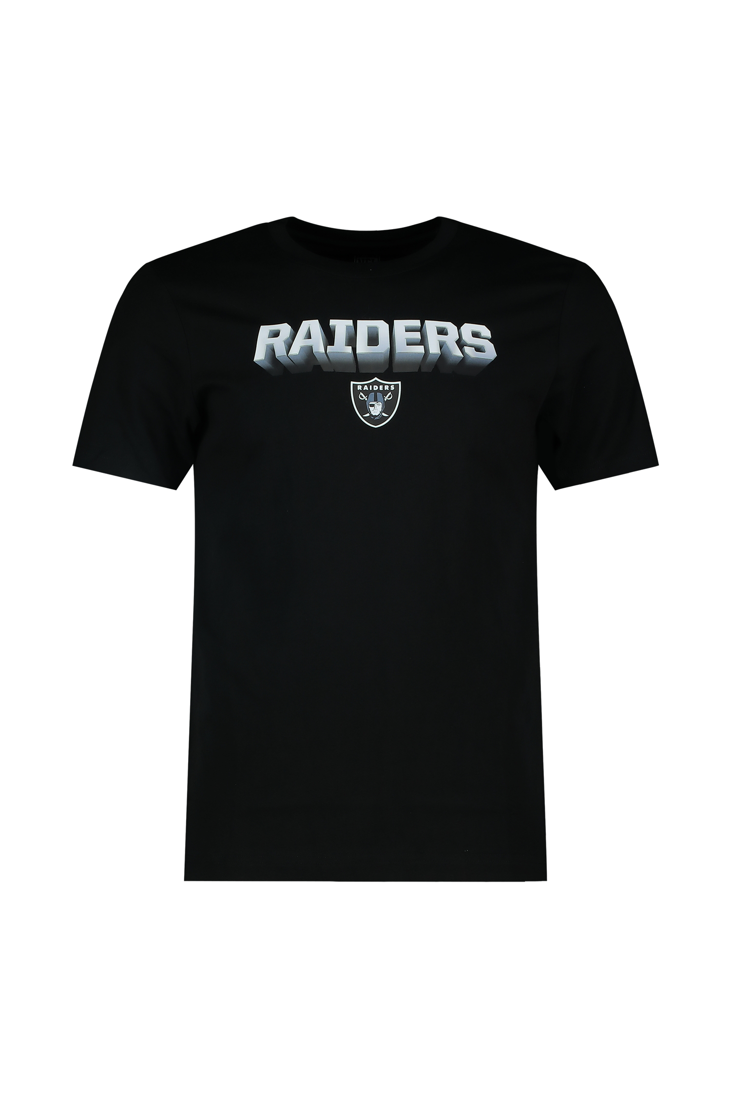 Image of Fanatics Las Vegas Raiders Chrome Graphic Herren T-Shirt Schwarz, Herren, Größe: L