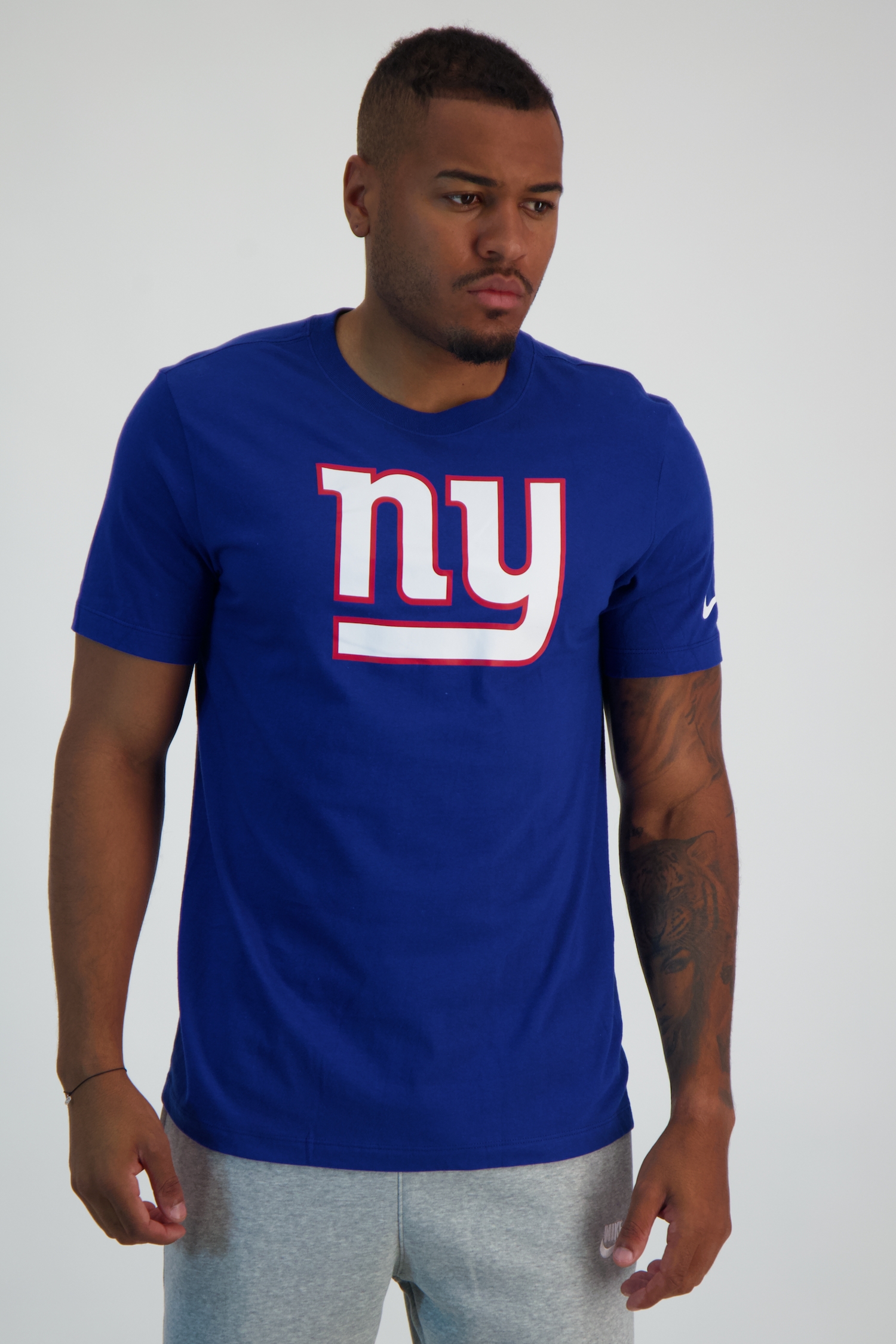 Nike New York Giants Logo Essential Herren T-Shirt Blau, Herren, Größe: XL