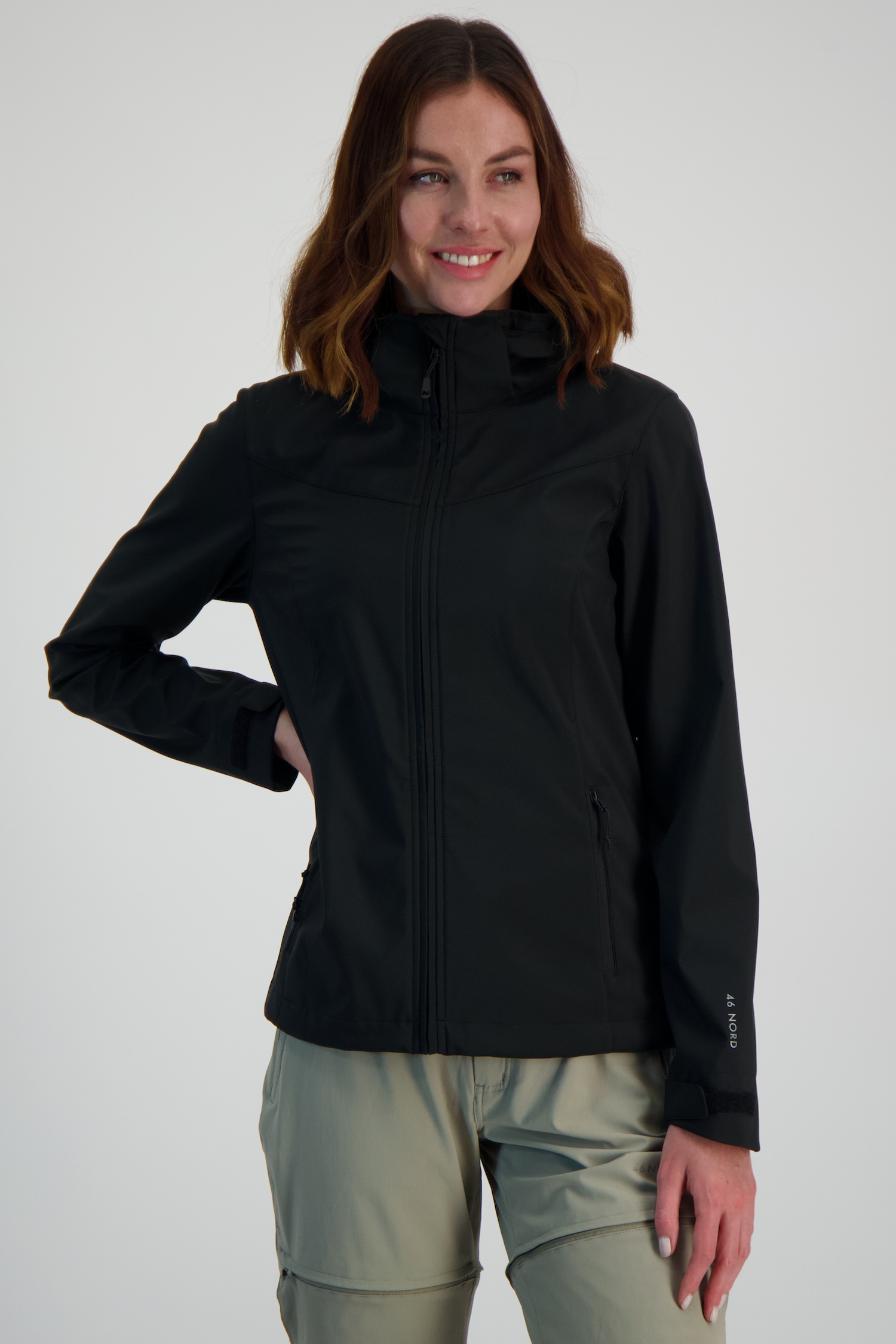 Image of 46 NORD Damen Softshelljacke Schwarz, Damen, Größe: 42