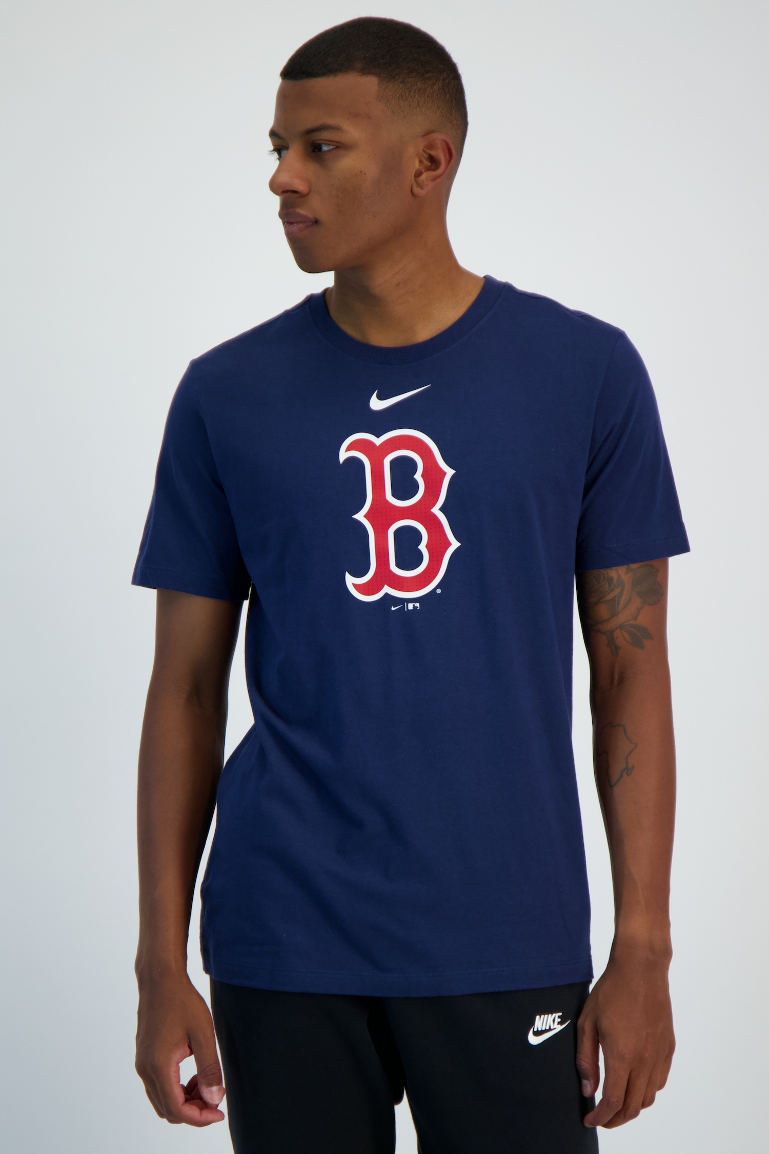 Image of Nike Boston Red Sox Large Logo Herren T-Shirt Blau, Herren, Größe: L