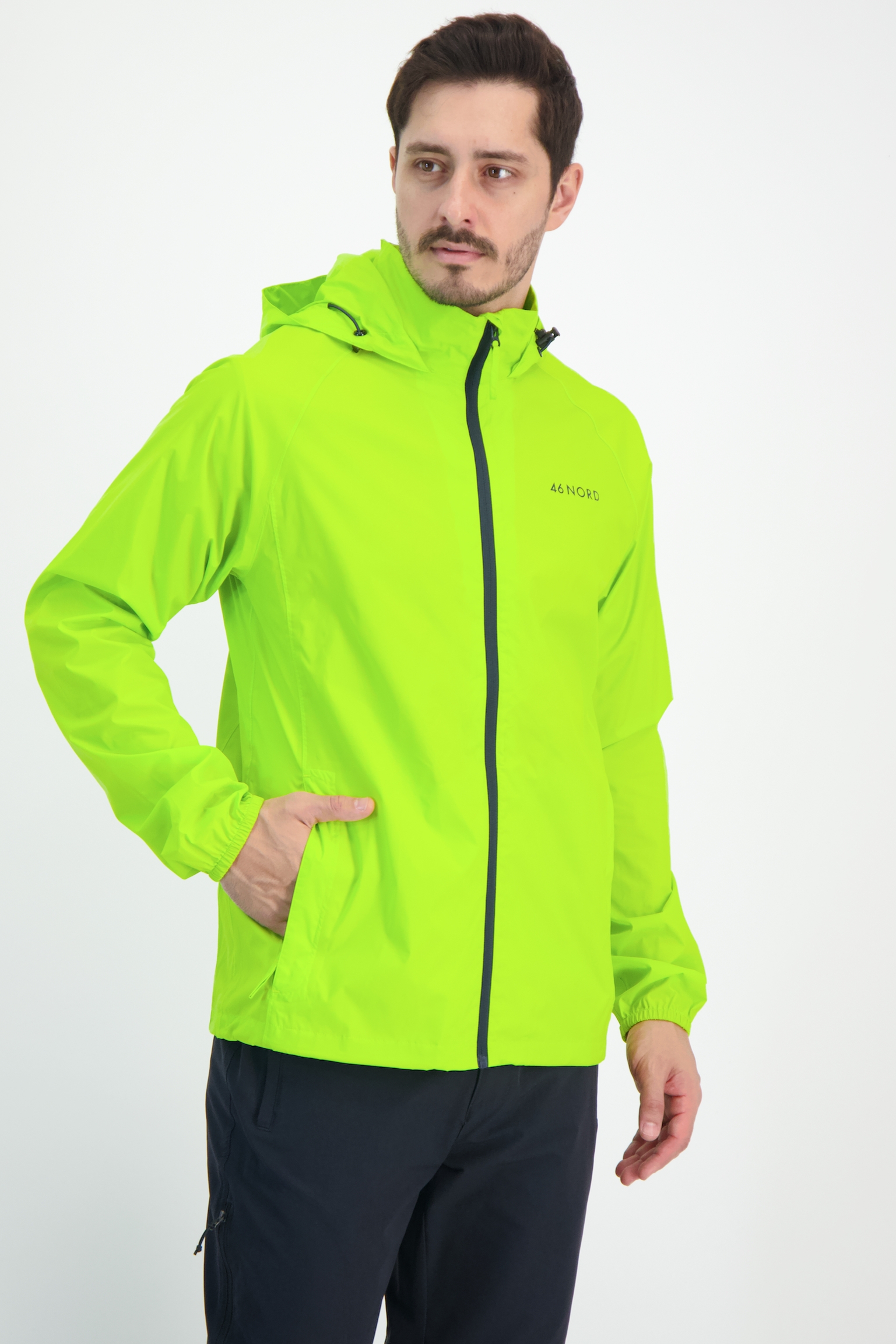 Image of 46 NORD Herren Regenjacke Gelb, Herren, Größe: L