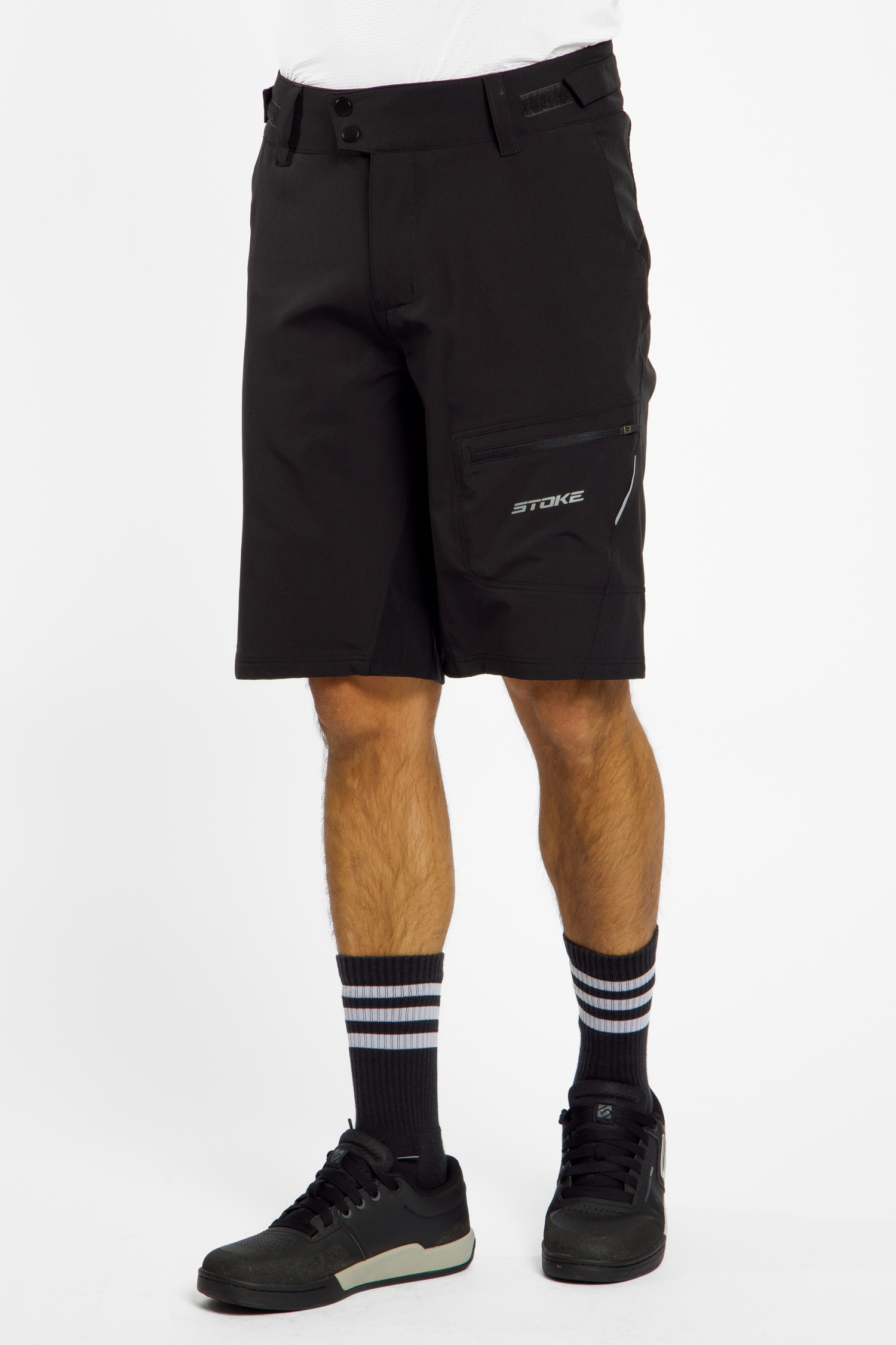 Image of Stoke Baloa Herren Bikeshort Schwarz, Herren, Größe: L