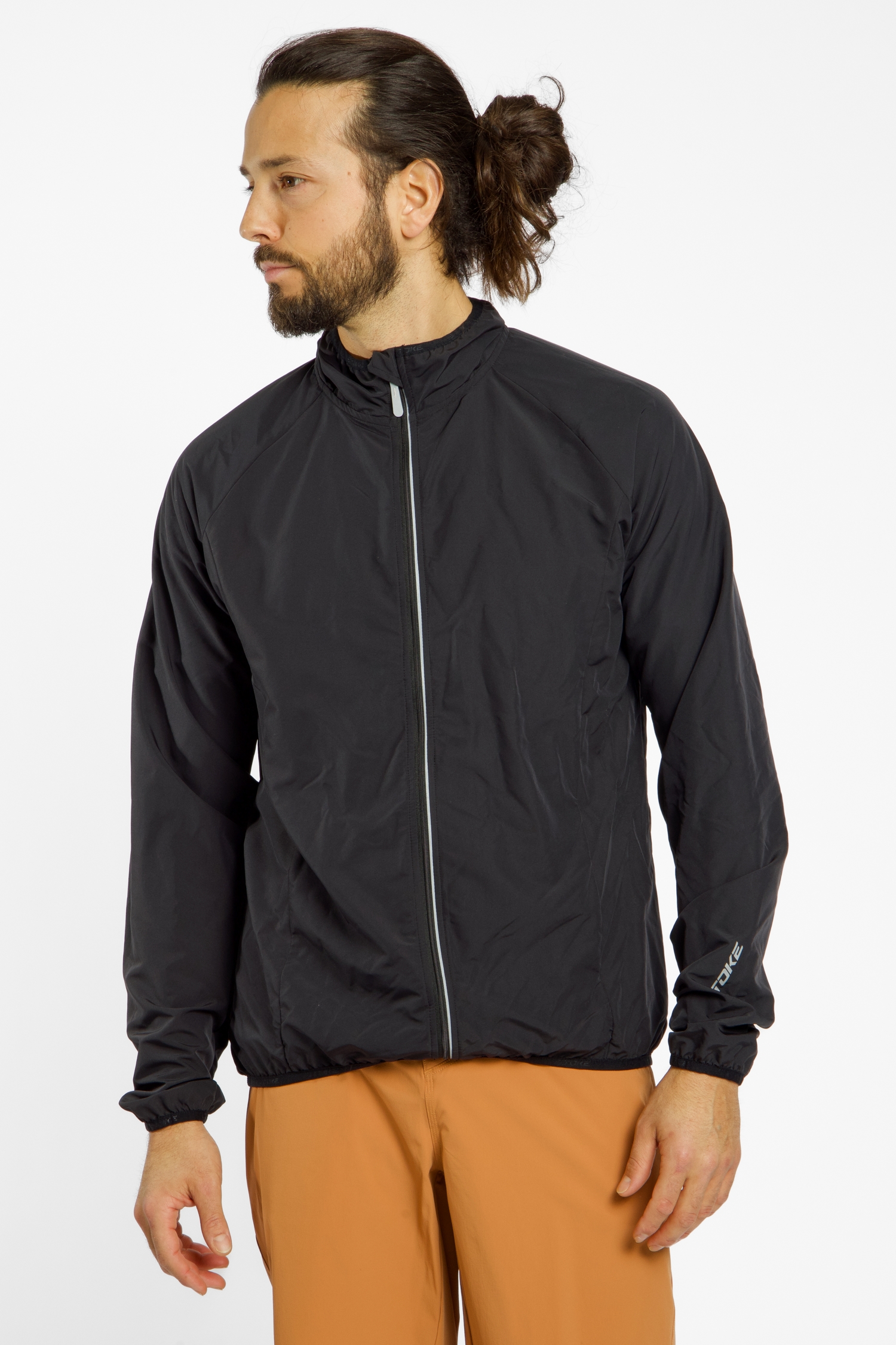 Image of Stoke Clavo Wind Herren Bikejacke Schwarz, Herren, Größe: L