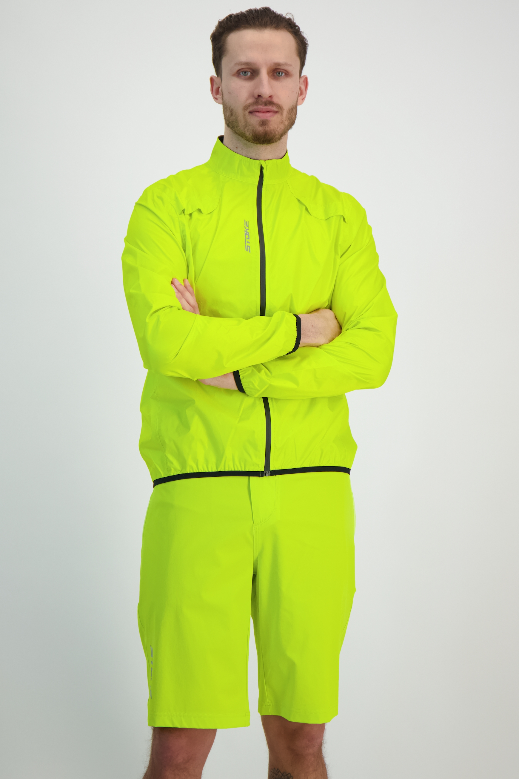 Image of Stoke Basic Rain Herren Bikejacke Gelb, Herren, Größe: M