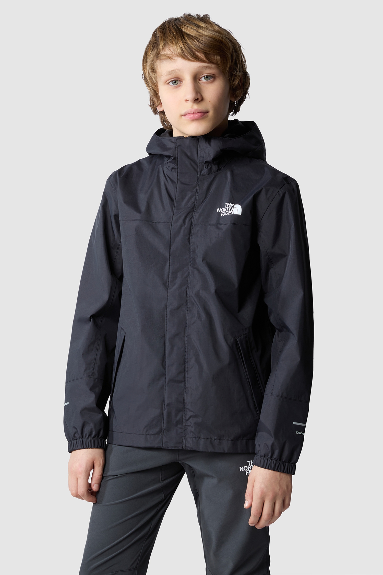 Image of The North Face Antora Kinder Regenjacke Schwarz, , Größe: XS