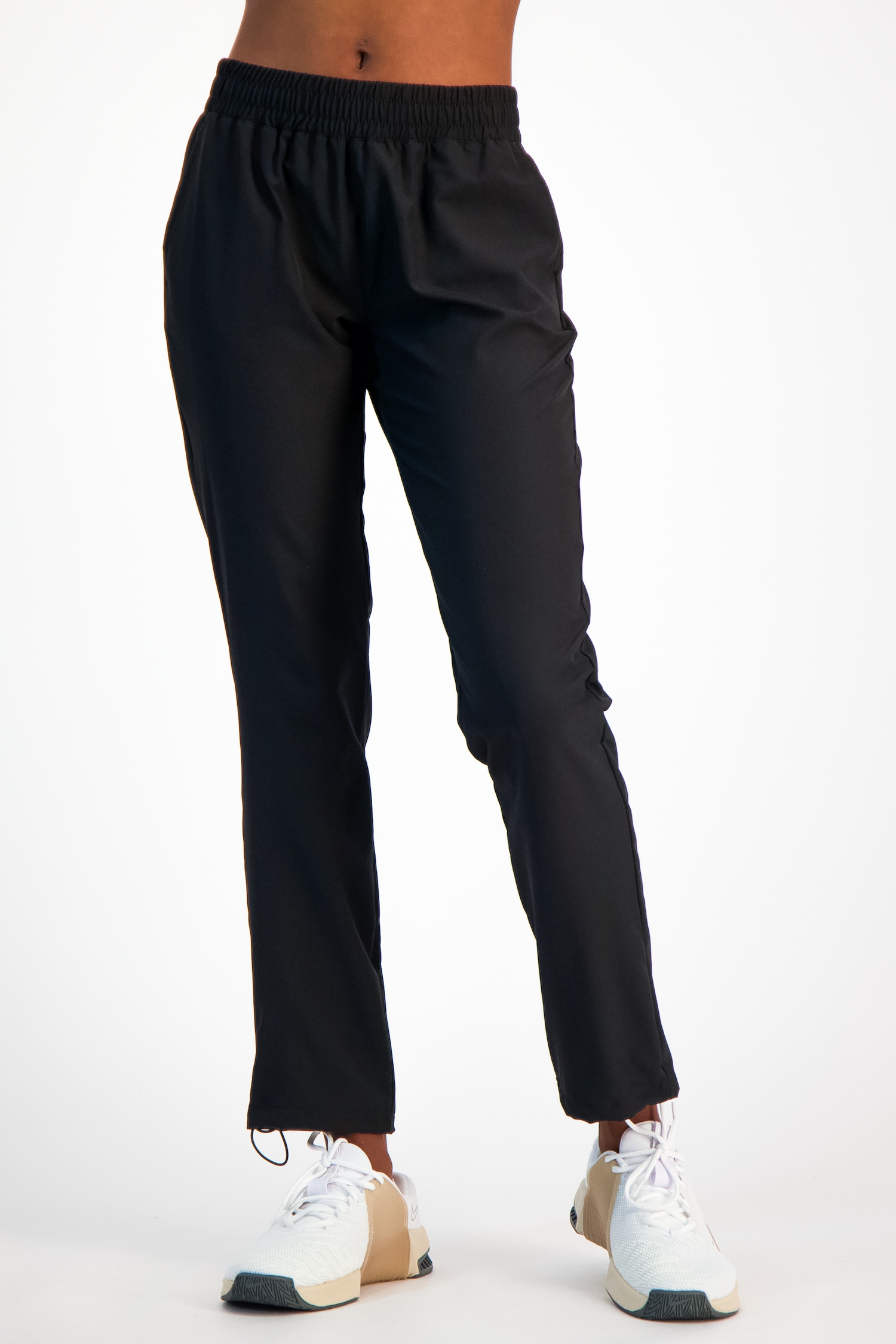 Image of POWERZONE Kurzgrösse Damen Trainerhose Schwarz, Damen, Größe: XXL -SHORT