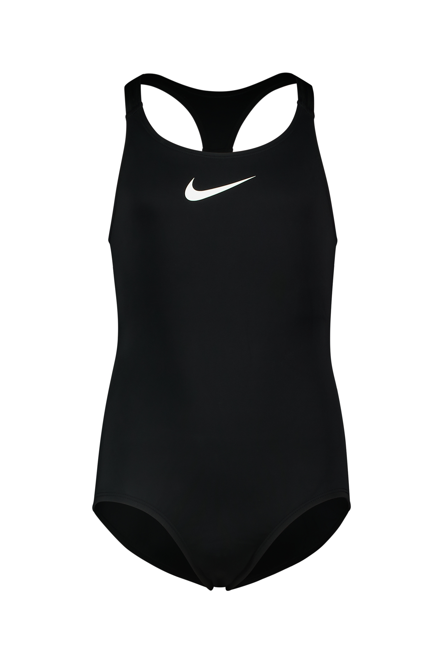 Image of Nike Essential Racerback Mädchen Badeanzug Schwarz, , Größe: L