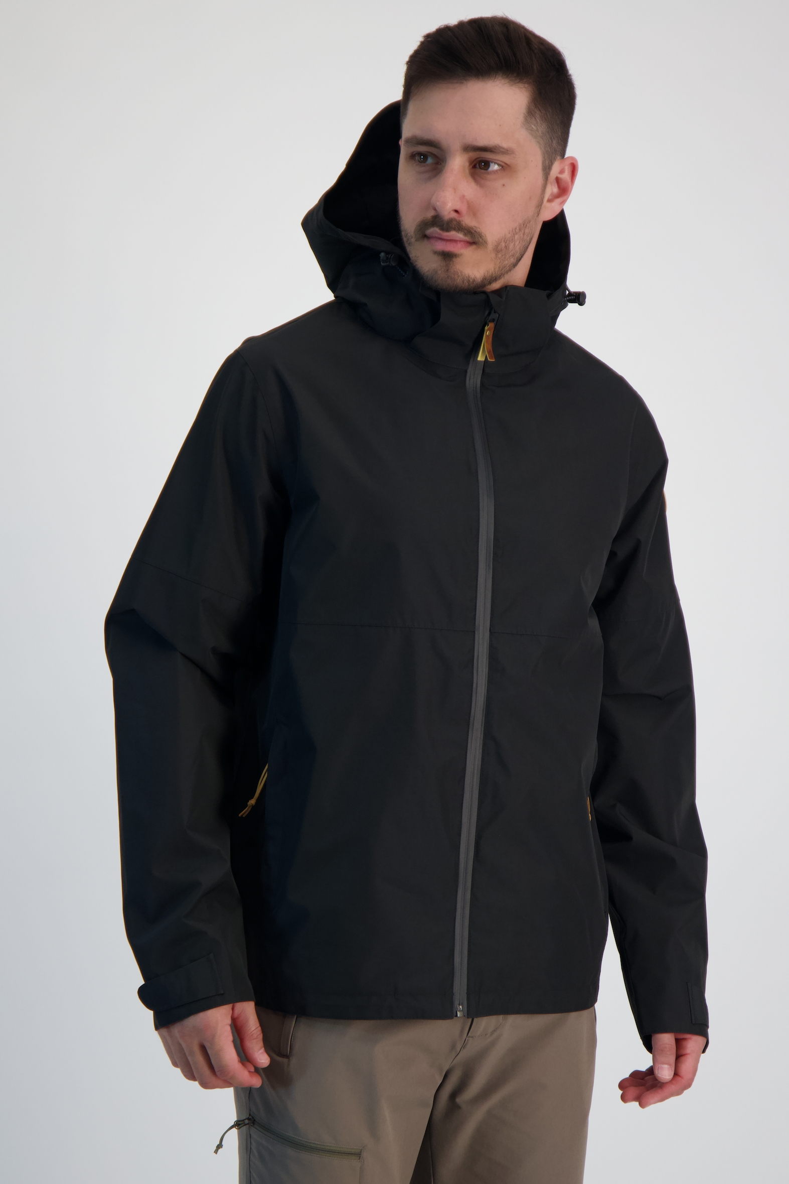Image of RUKKA Romeo Herren Regenjacke Schwarz, Herren, Größe: M
