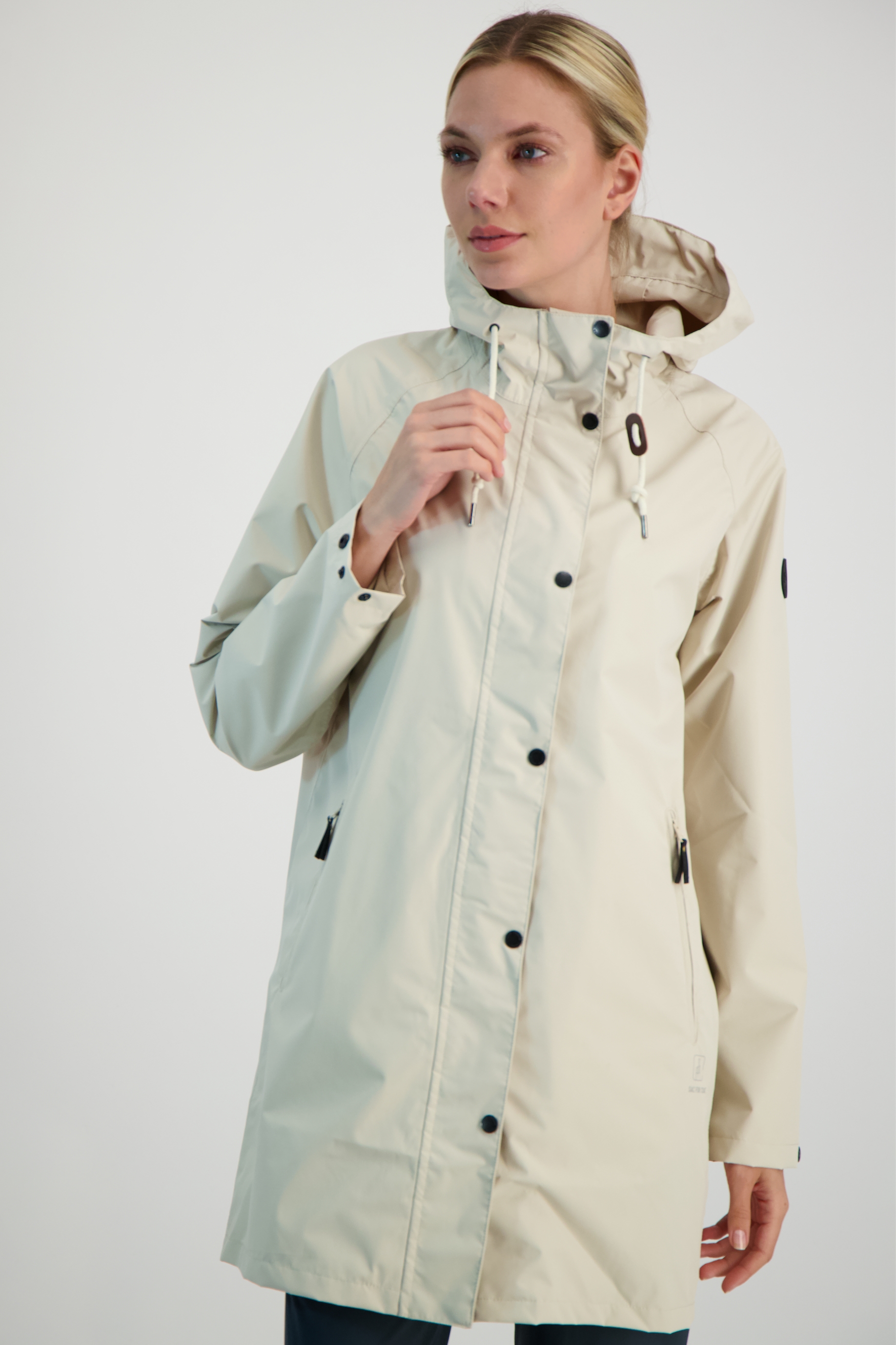 Image of RUKKA Travelcoat Damen Regenmantel Beige, Damen, Größe: 34