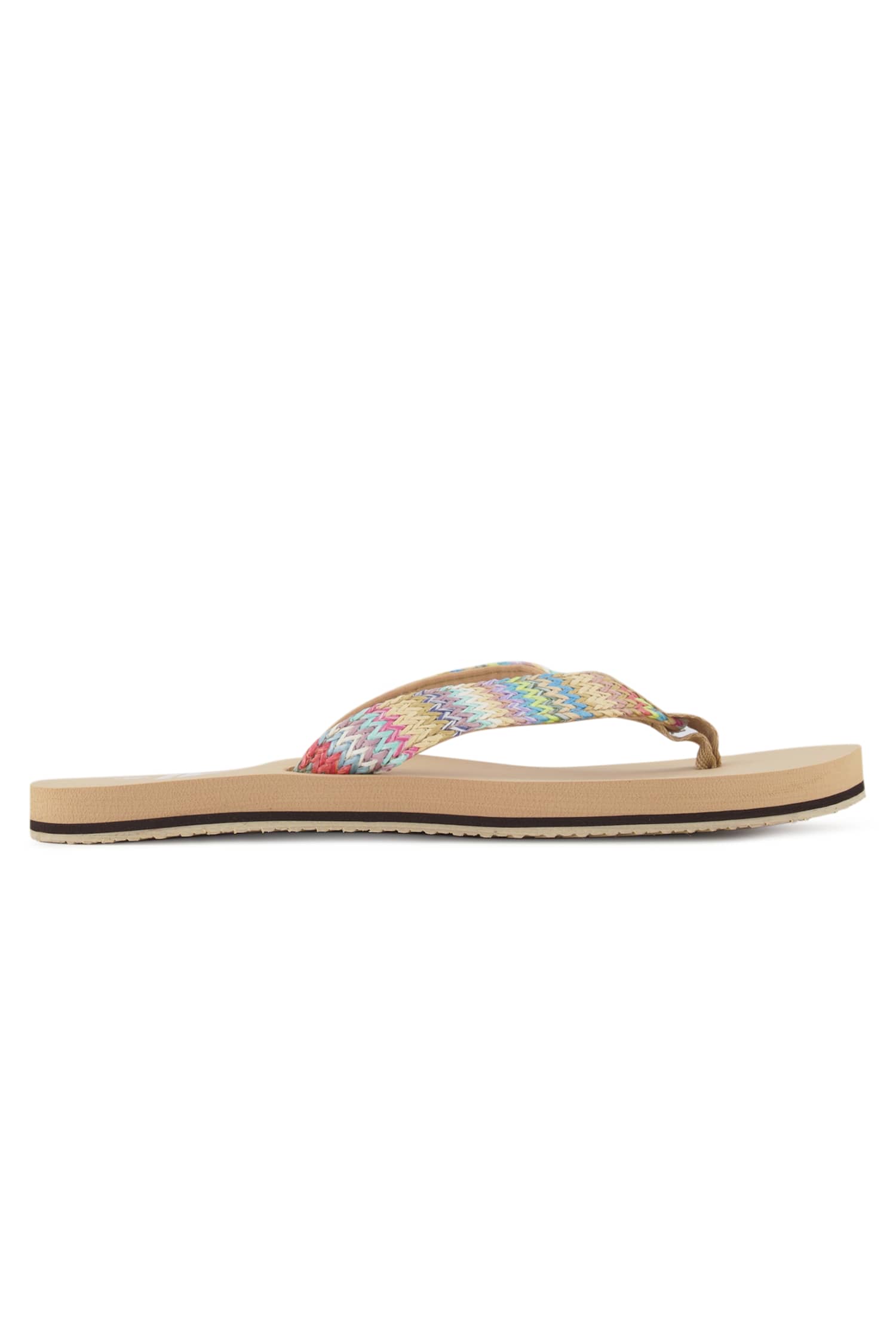 Image of BEACH MOUNTAIN Raffia Damen Flip Flop Braun, Damen, Größe: 36