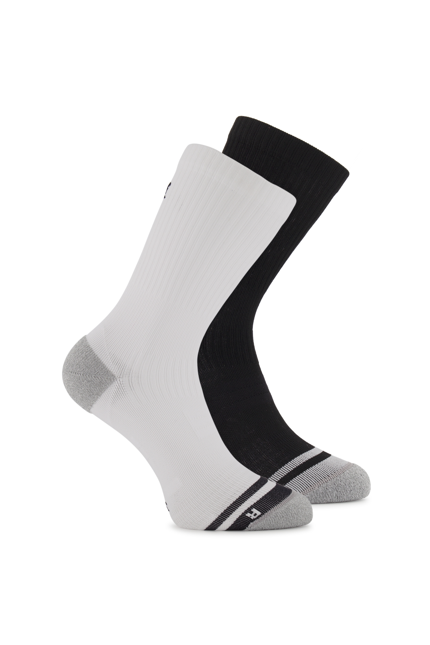 Image of POWERZONE 2-Pack Crew 35-47 Runningsocken Schwarz, Herren, Größe: II