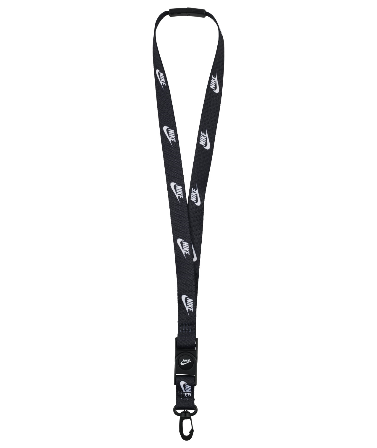Image of Nike Standard Lanyard Schlüsselanhänger Schwarz, Herren, Größe: ONE SIZE