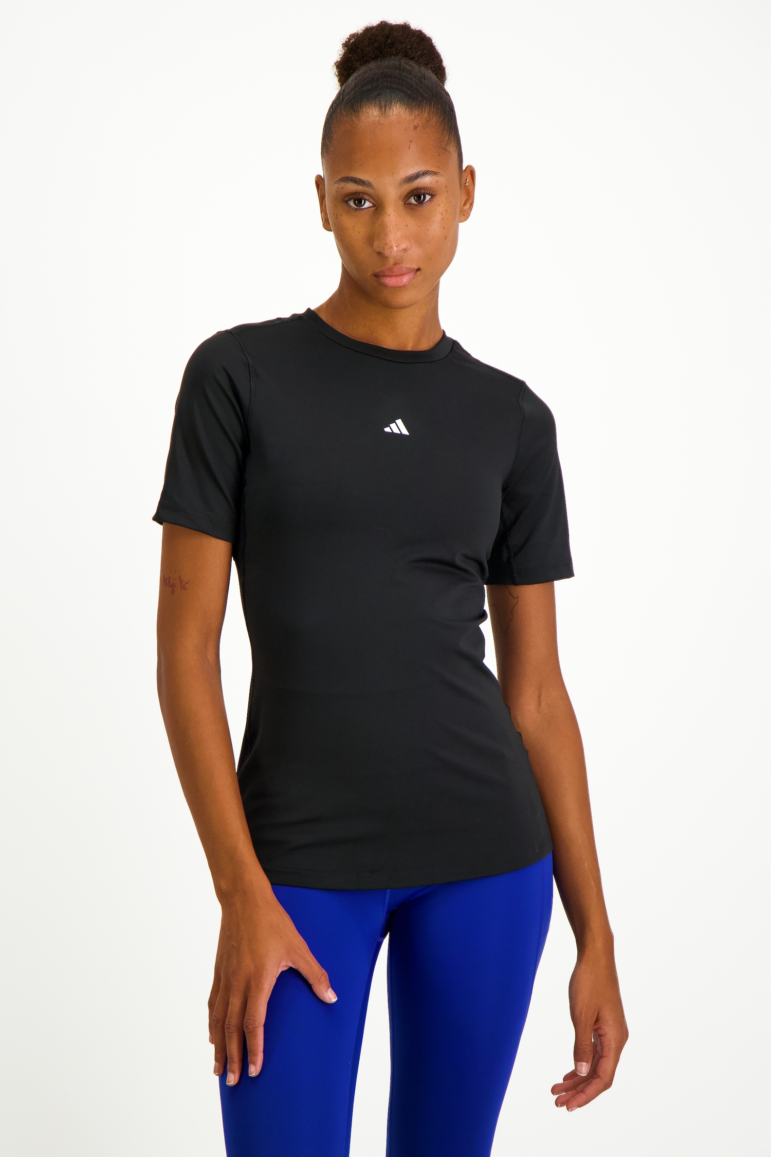 Image of adidas Techfit Training Damen T-Shirt Schwarz, Damen, Größe: L