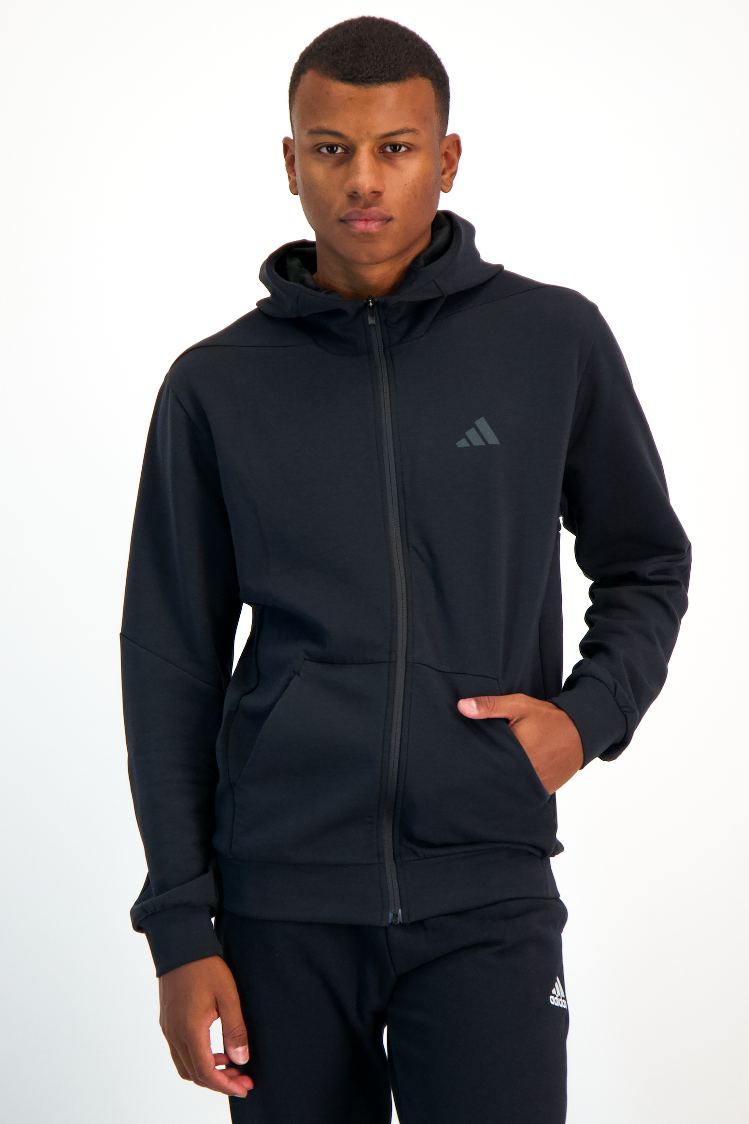 Image of adidas Designed for Training Herren Trainingsjacke Schwarz, Herren, Größe: M