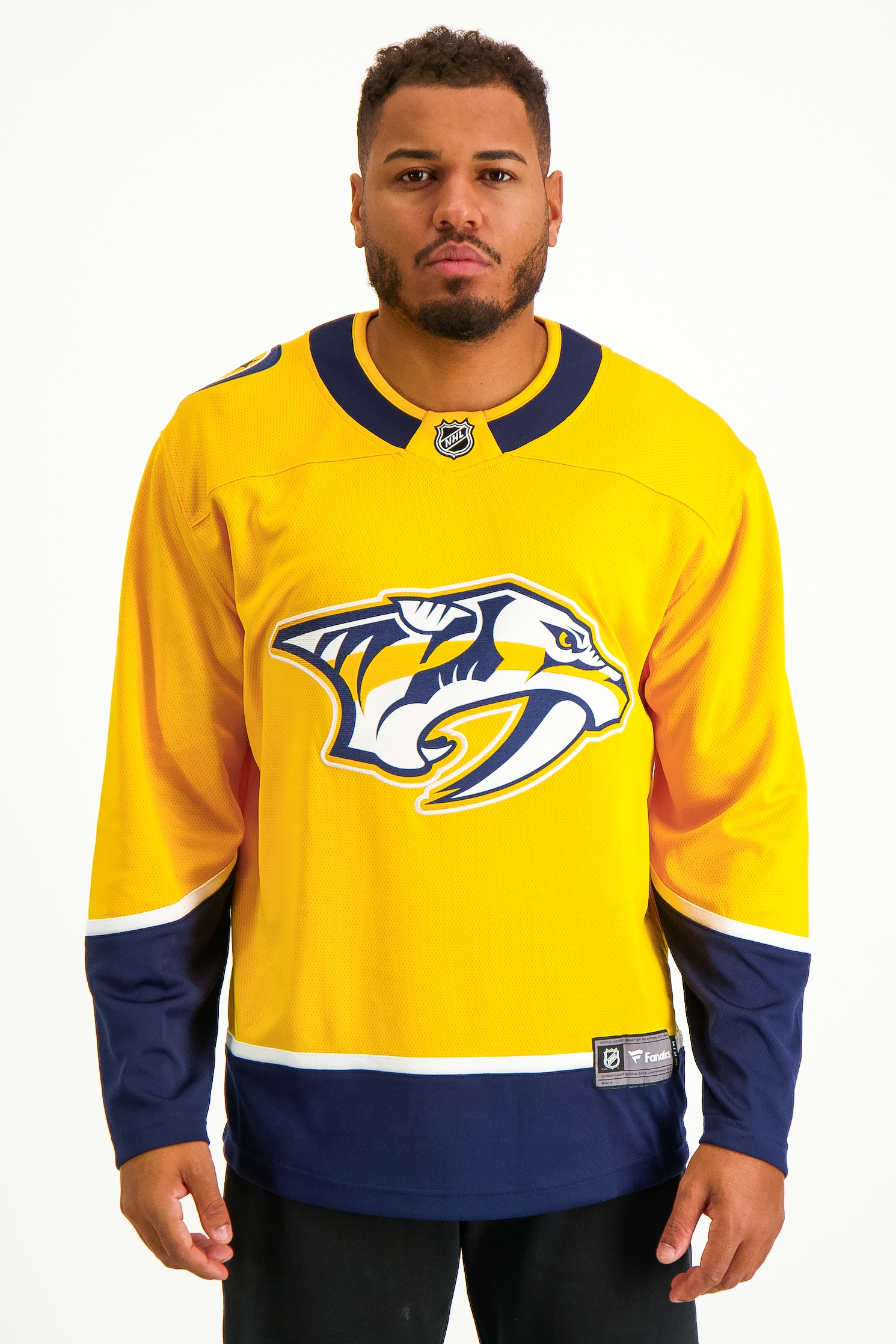 Image of Fanatics Nashville Predators Home Breakaway Herren Eishockeytrikot Gelb, Herren, Größe: L