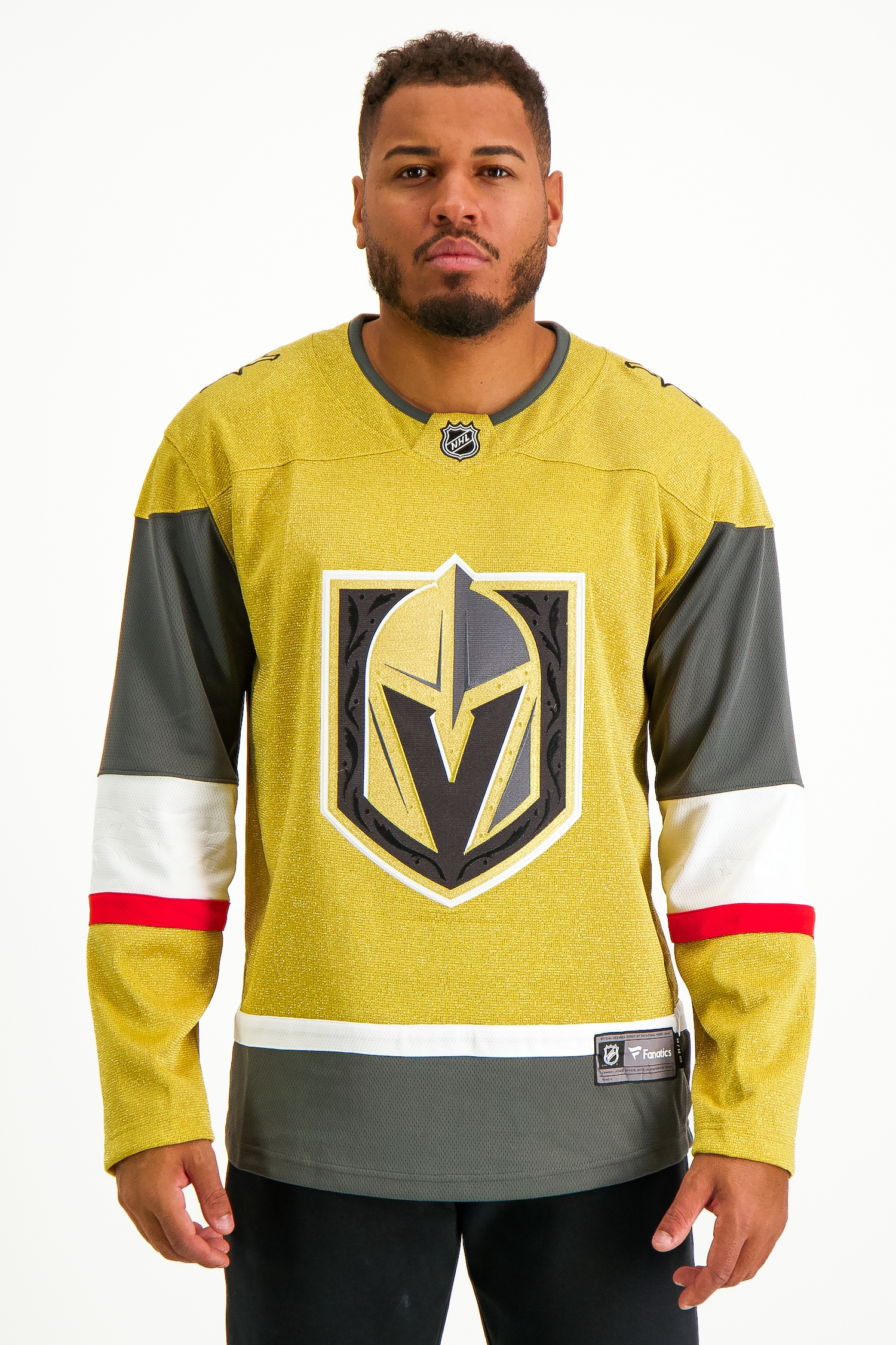 Image of Fanatics Vegas Golden Knights Home Breakaway Herren Eishockeytrikot Gold, Herren, Größe: S