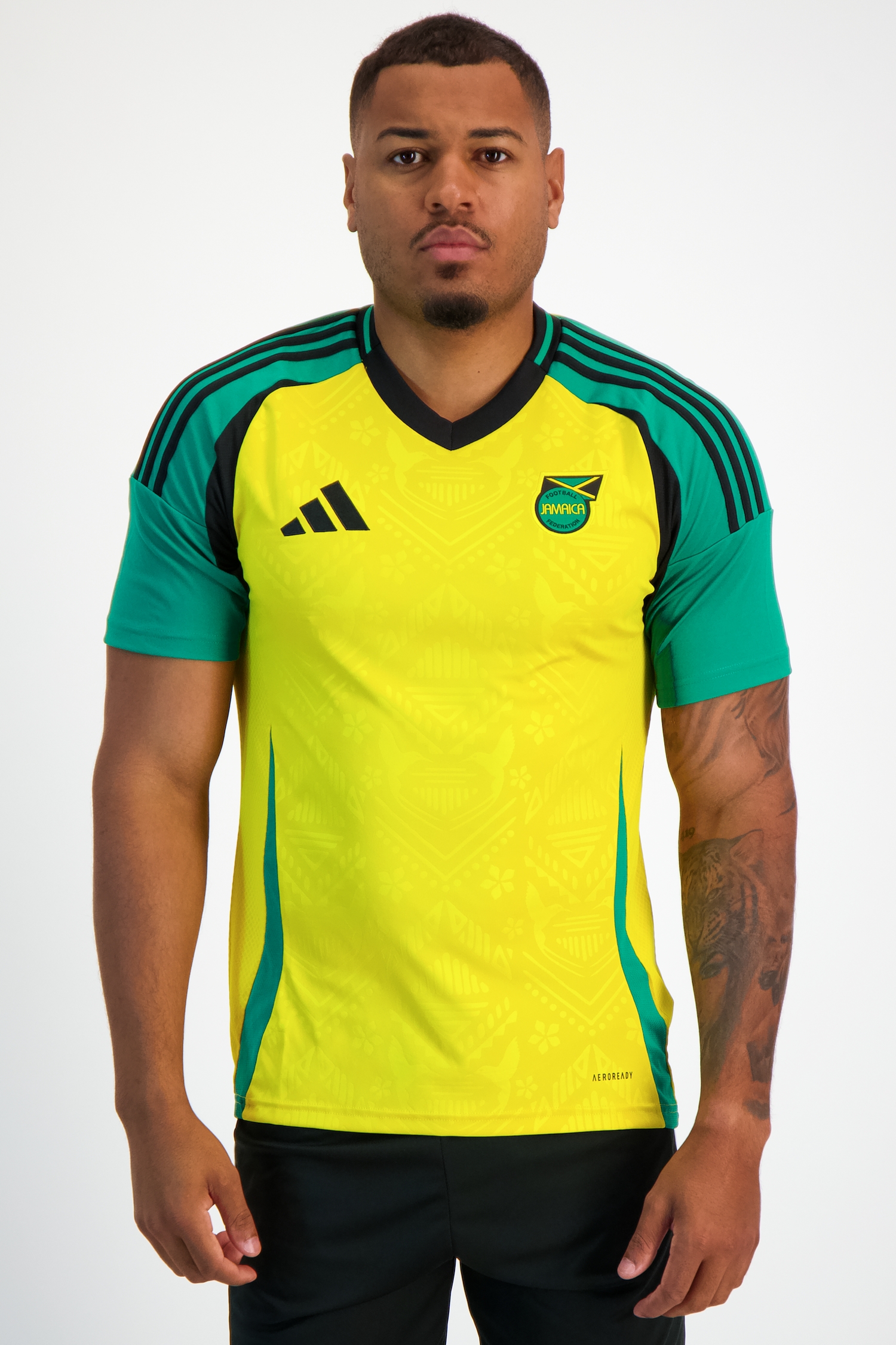 Image of adidas Jamaika Home Replica Herren Fussballtrikot 2024 Gelb, Herren, Größe: S