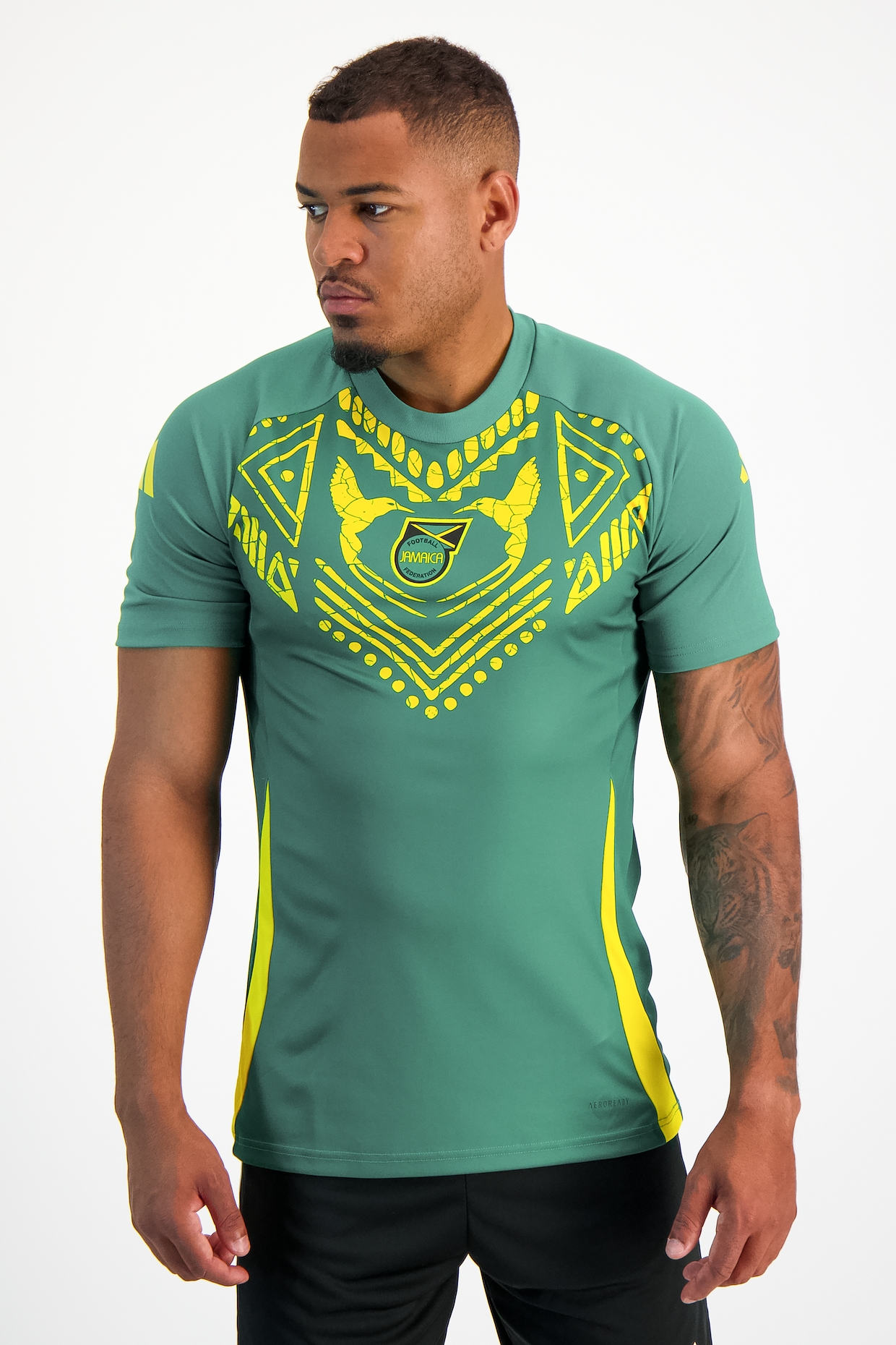 Image of adidas Jamaika Pre-Match Herren T-Shirt Grün, Herren, Größe: M
