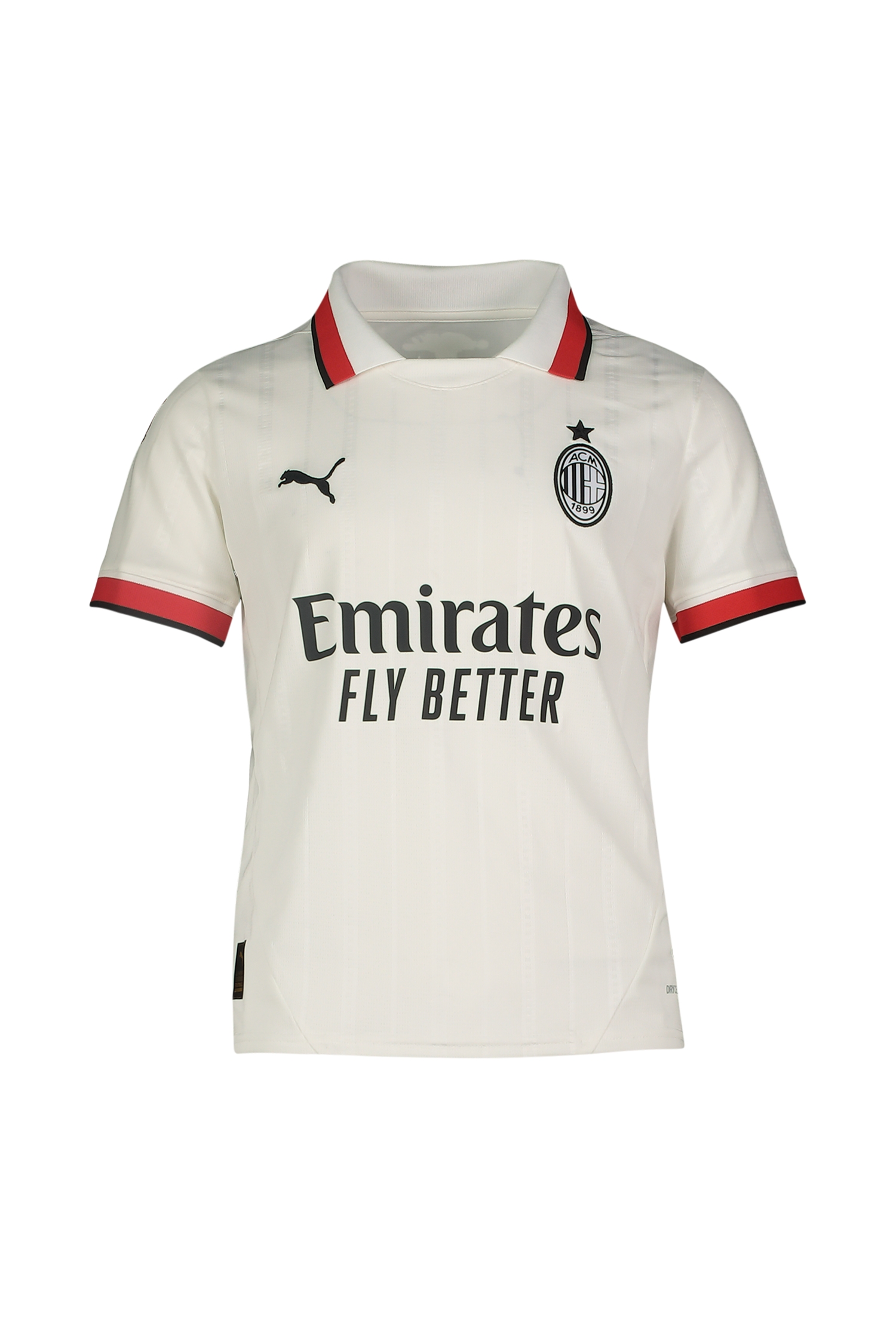 Image of PUMA AC Milan Away Replica Kinder Fussballtrikot 24/25 Weiss, , Größe: 140
