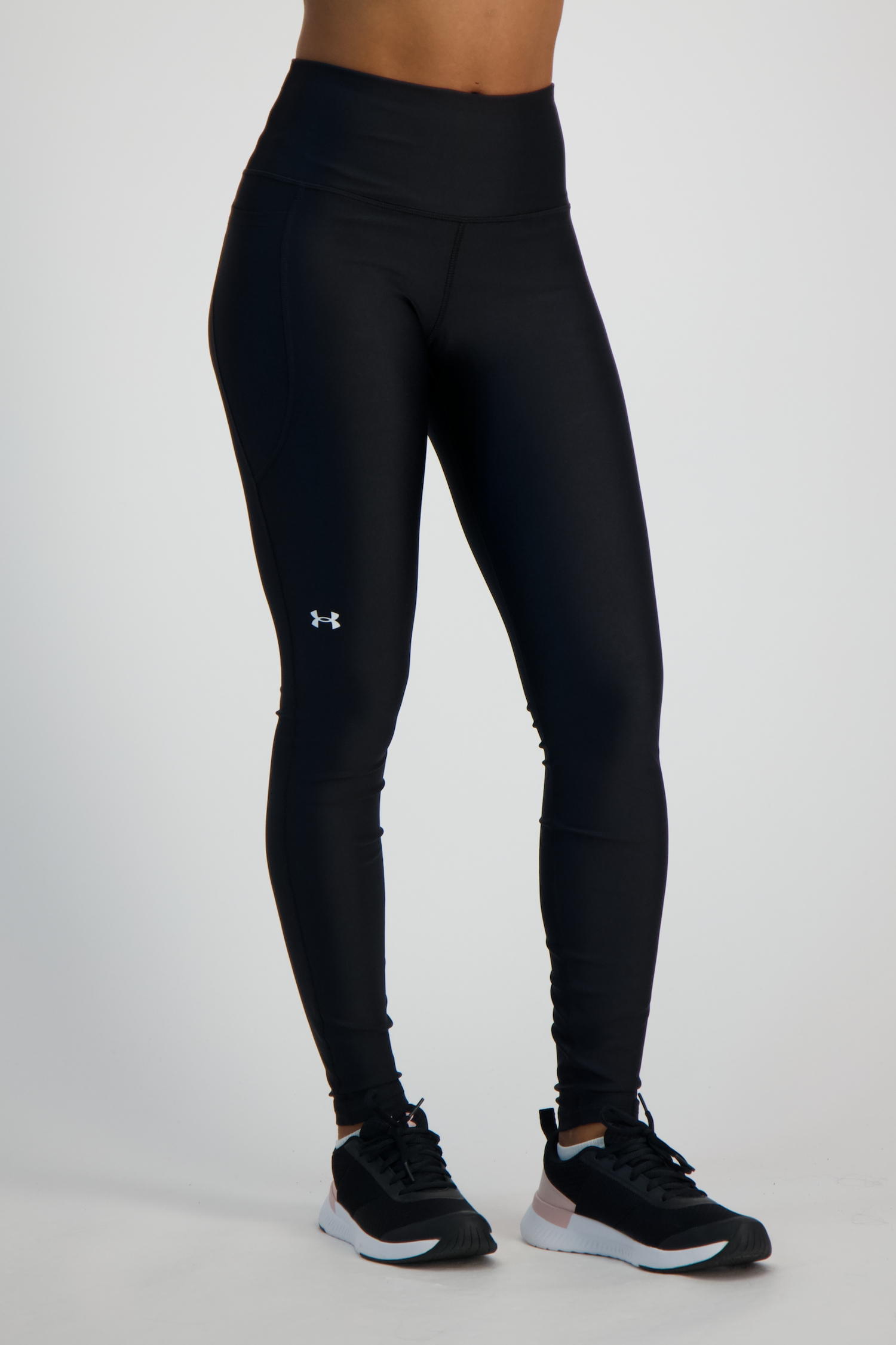 Image of Under Armour HeatGear® No-Slip Waistband Damen Tight Schwarz, Damen, Größe: L