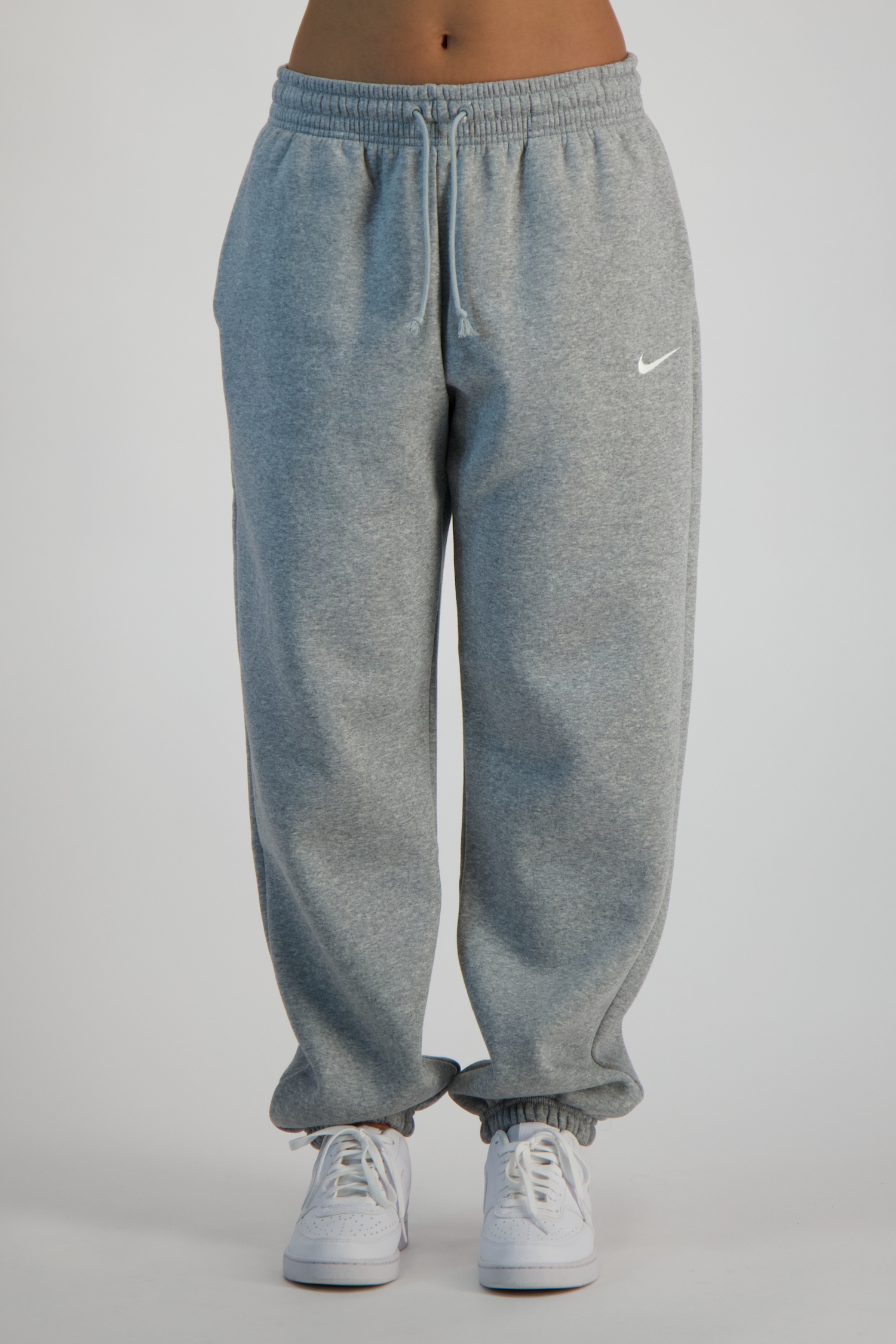 Image of Nike Phoenix Fleece Oversize Damen Trainerhose Grau, Damen, Größe: L