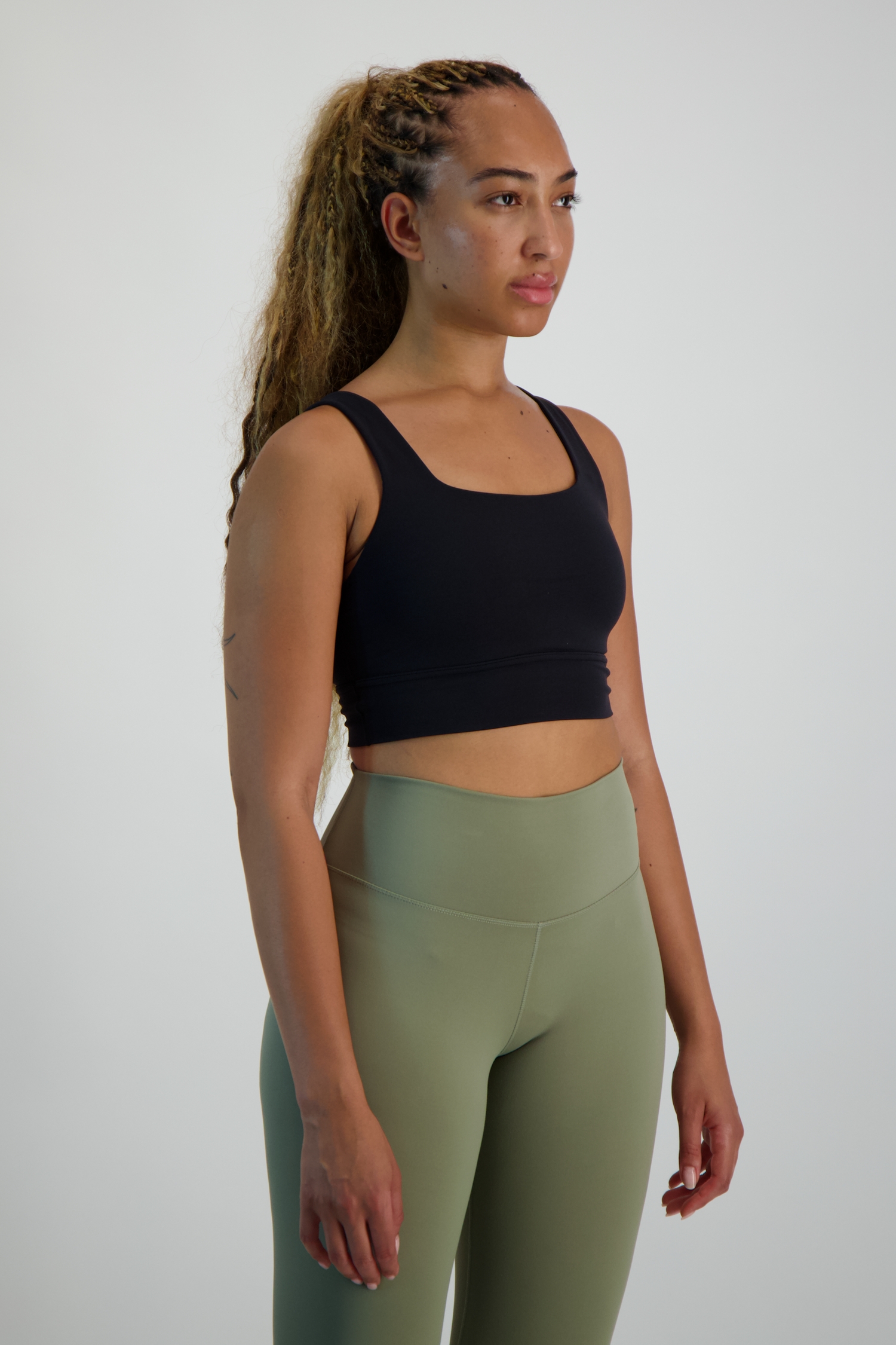 Image of Nike Alate Ellipse Zenvy Medium Damen Sport-BH Schwarz, Damen, Größe: L