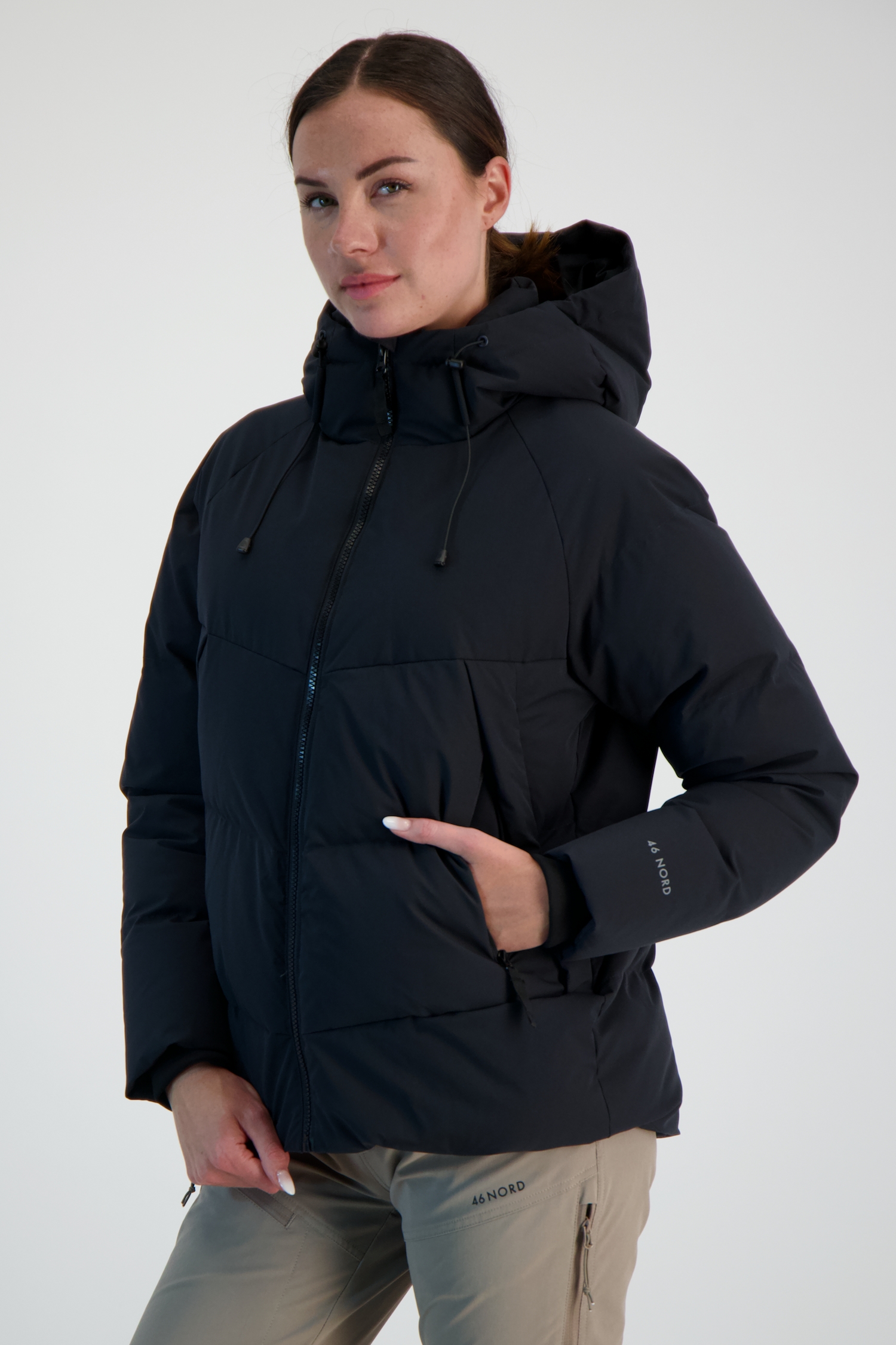 Image of 46 NORD Damen Daunenjacke Schwarz, Damen, Größe: 42