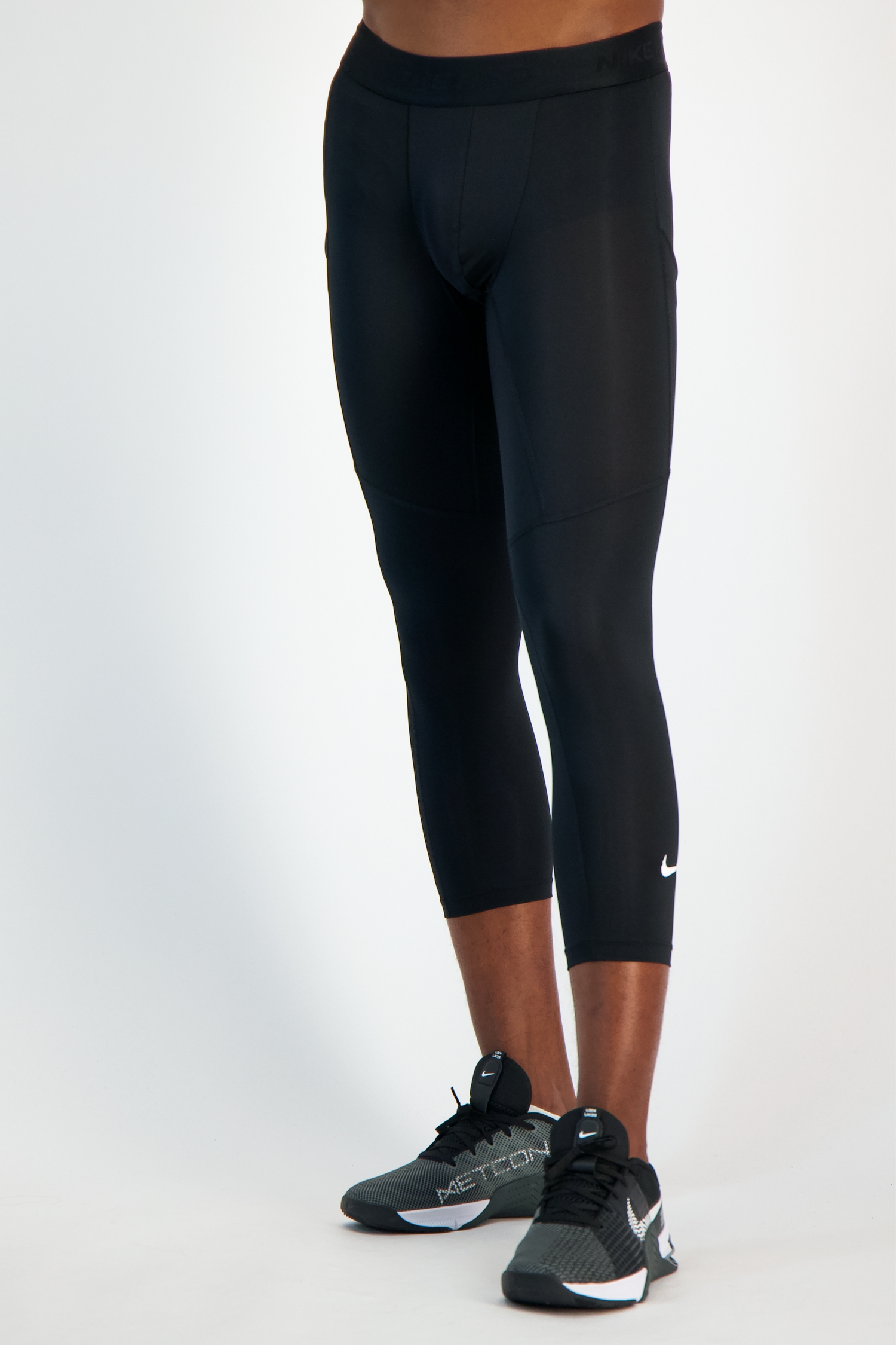 Image of Nike Pro Dri-FIT Herren 3/4 Tight Schwarz, Herren, Größe: M