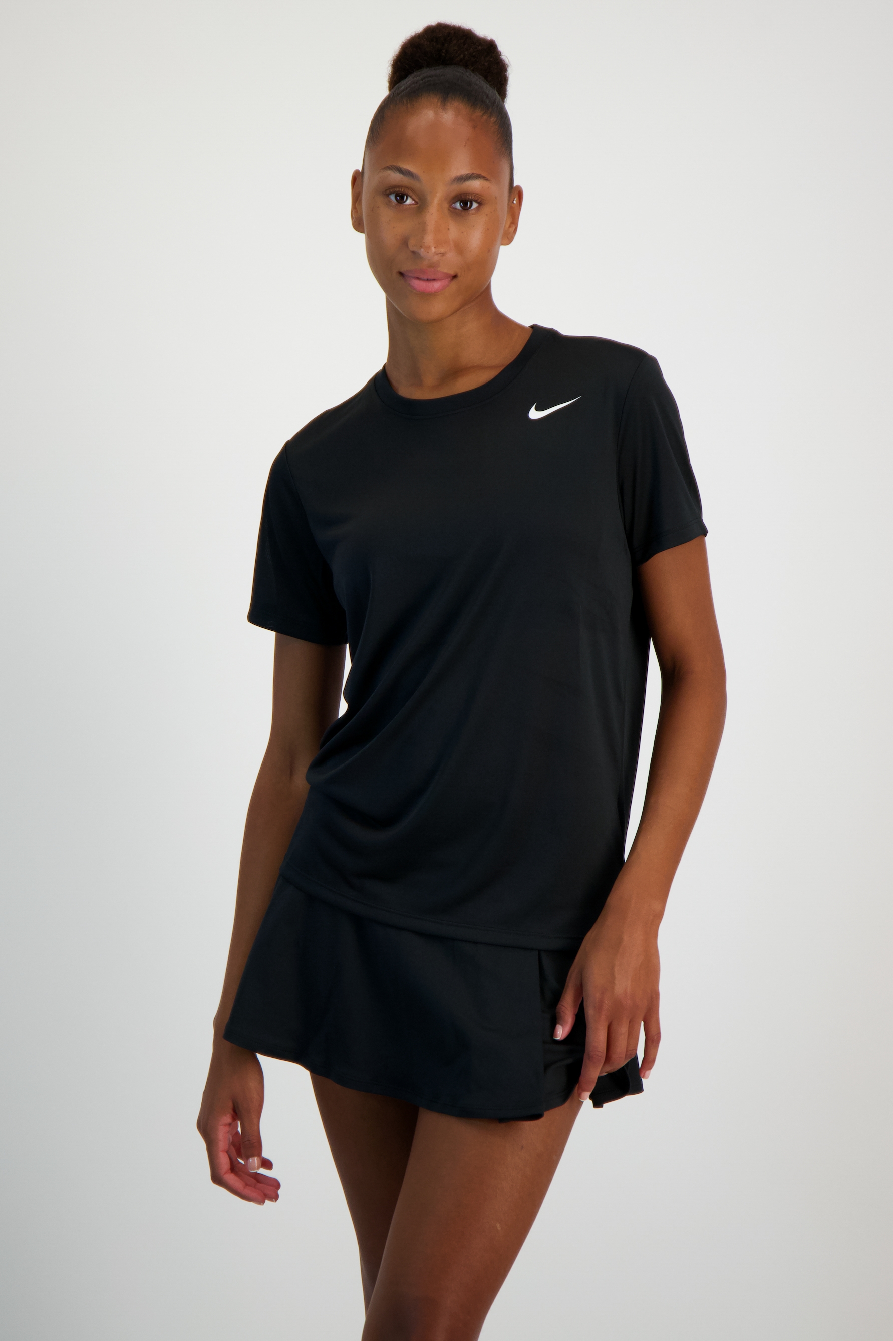 Image of Nike Dri-FIT Damen T-Shirt Schwarz, Damen, Größe: L