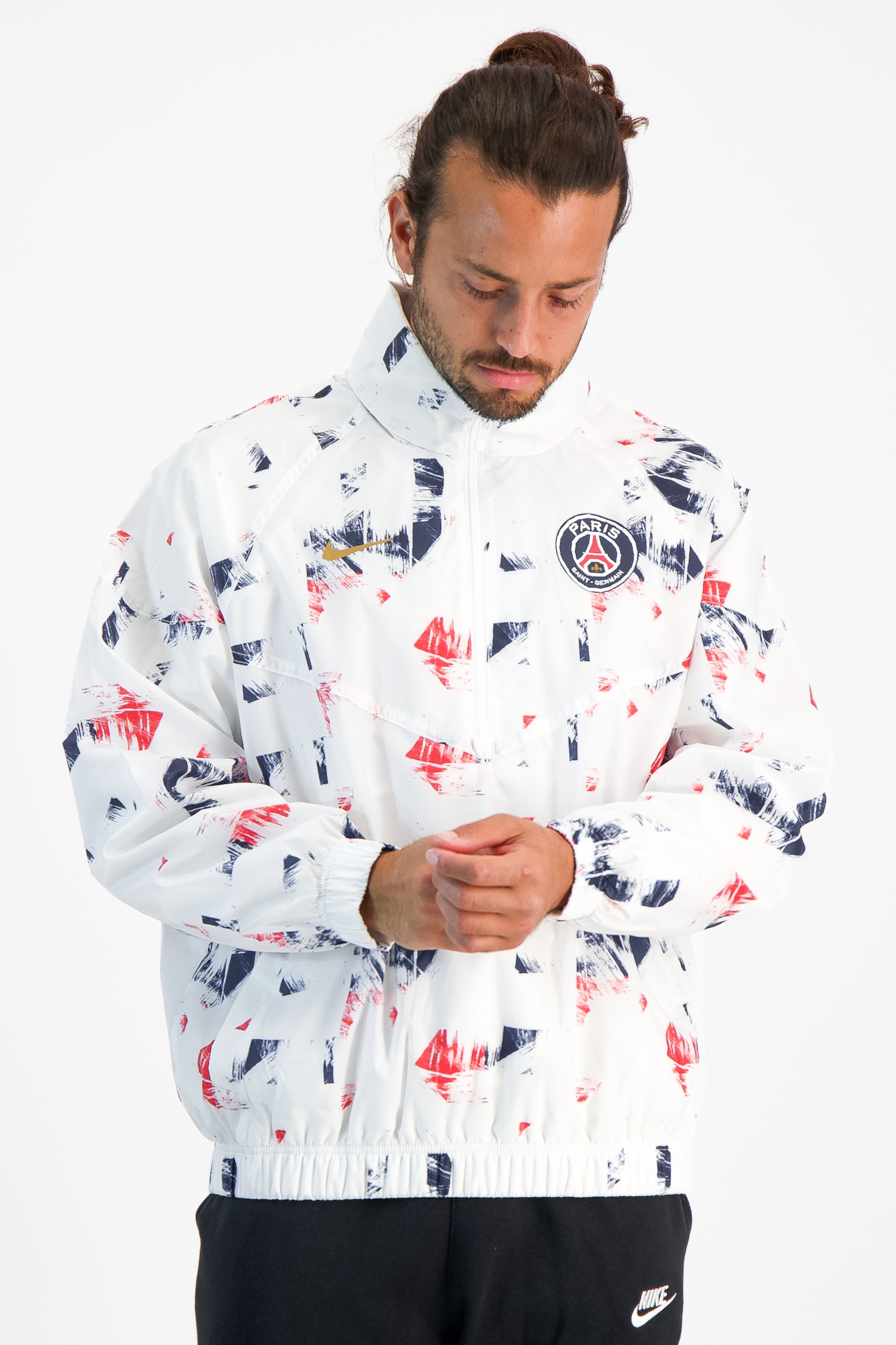 Image of Nike Paris Saint-Germain Windrunner Herren Trainingsjacke Weiss, Herren, Größe: S