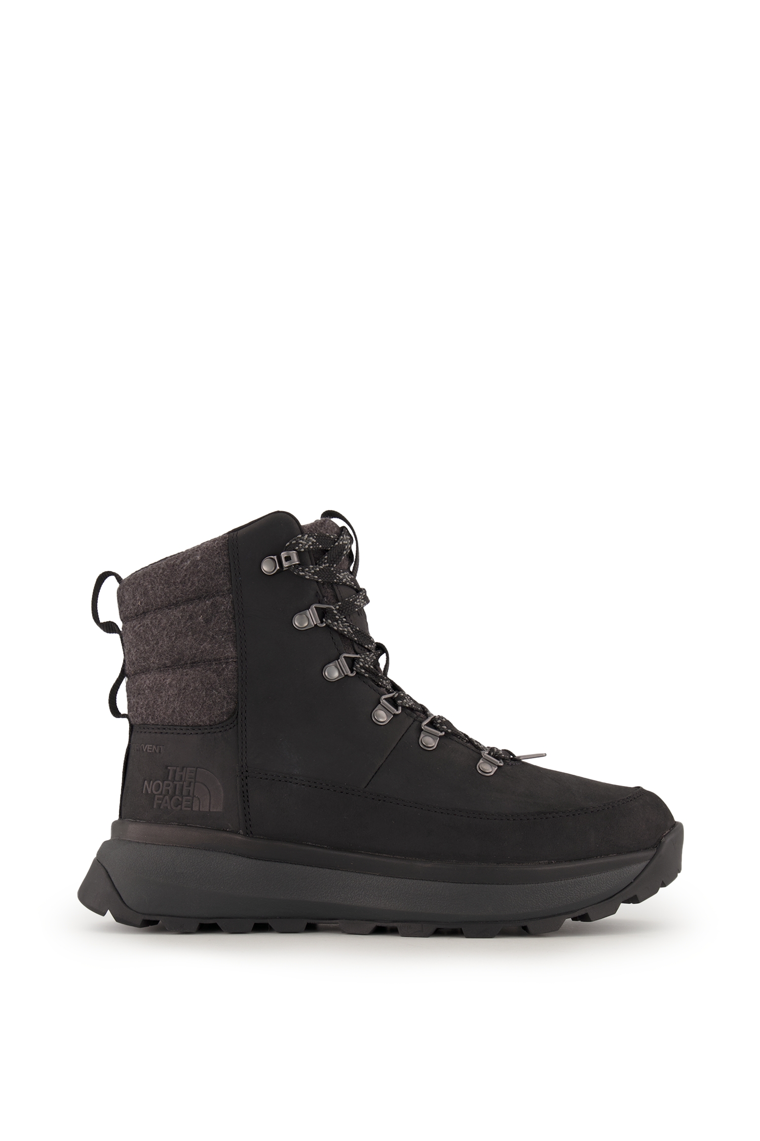 The North Face Bergen Leather WP Herren Winterboot Schwarz, Herren, Größe: 8,5